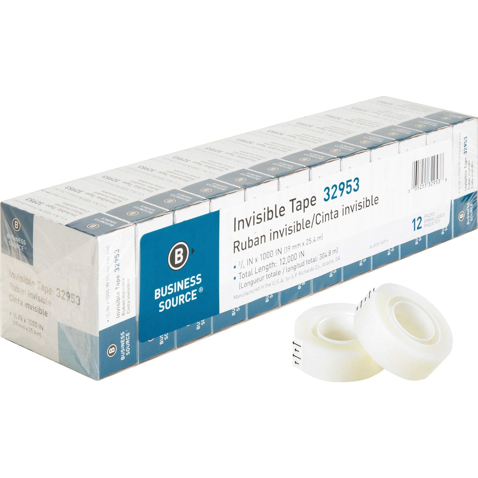 Premium Invisible Tape Value Pack - Clear, Strong Adhesive, Office Supplies, 6 R1