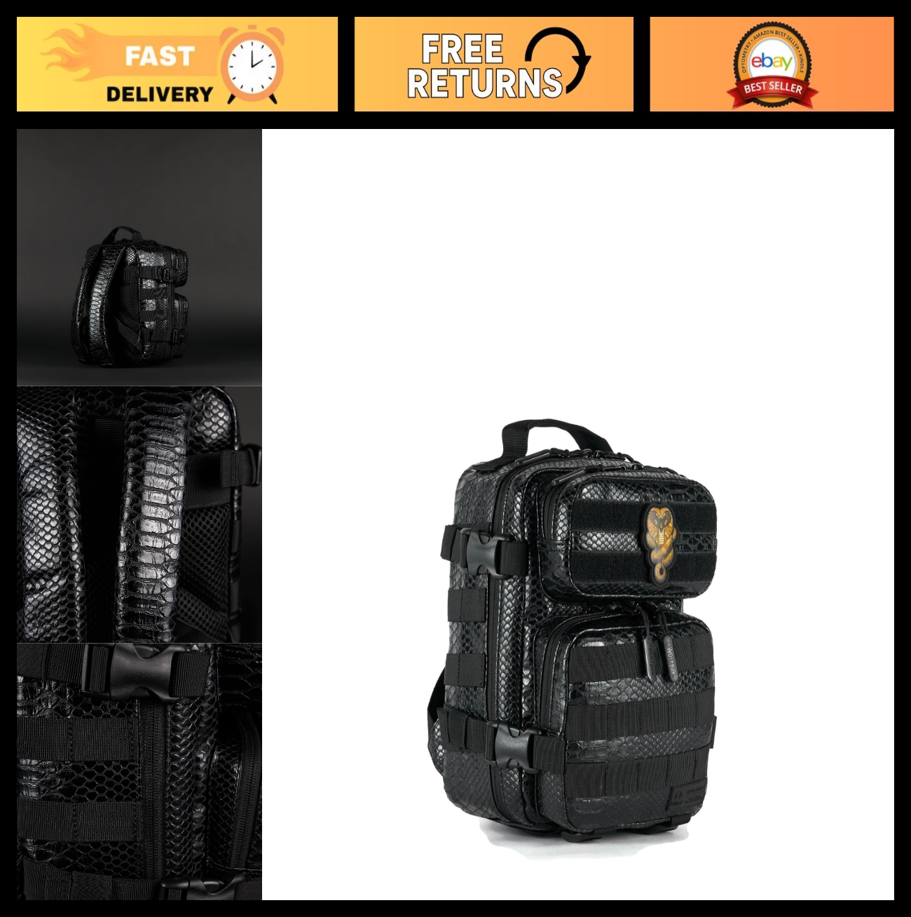 WOLFpak Tactical Backpack for Men & Women | Compact, Lightweight Small Everyday0