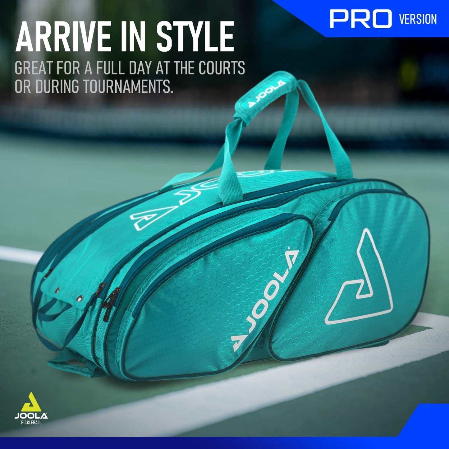 Pickleball Backpack & Duffle Bag - Thermal Insulated, Holds 4+ Paddles, Fence Ho3