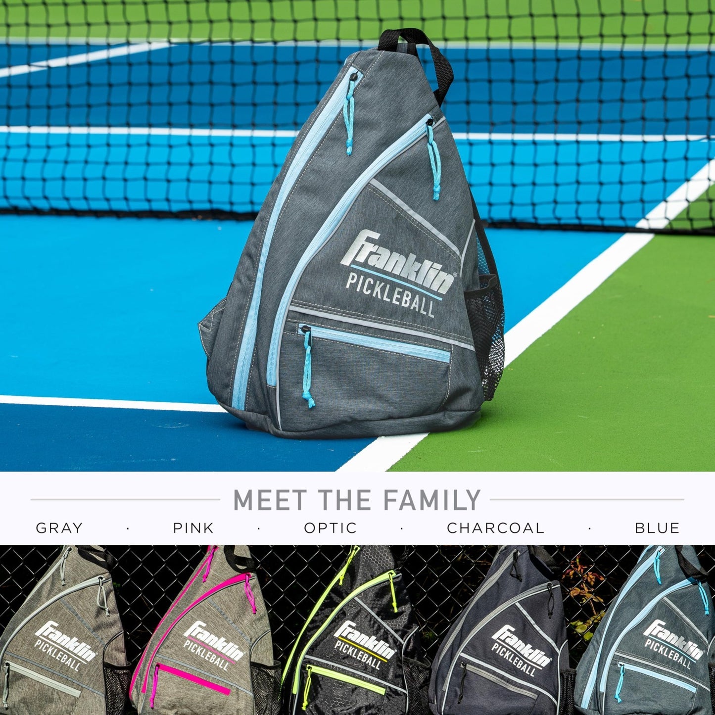 Pickleball Sling Bag Backpack - Lightweight, Durable, Adjustable Straps, Storage4