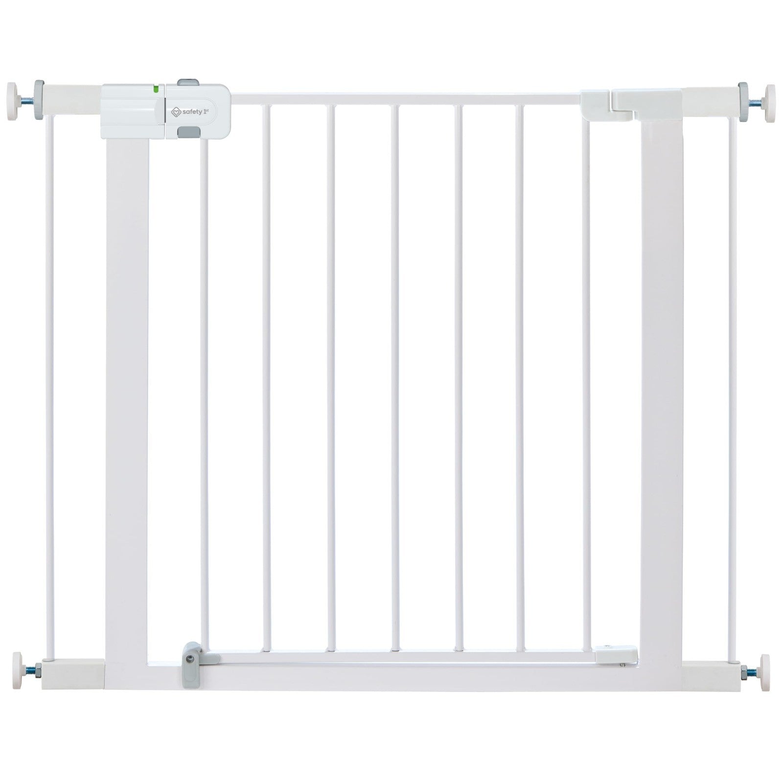 Easy Install Walk Thru Baby Gate for Doorway, Fits 29" 38", 28" Tall, White Dog1