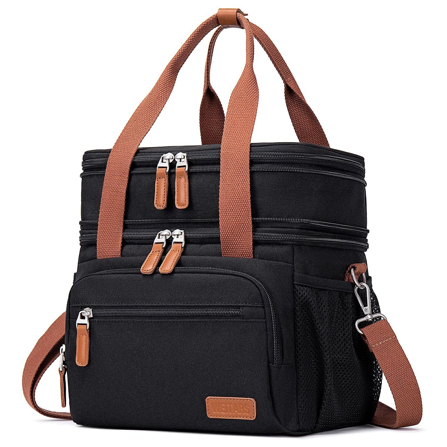 Optimized eBay Title:  "Large Dual Compartment Lunch Bag - Insulated Adult Lunc0