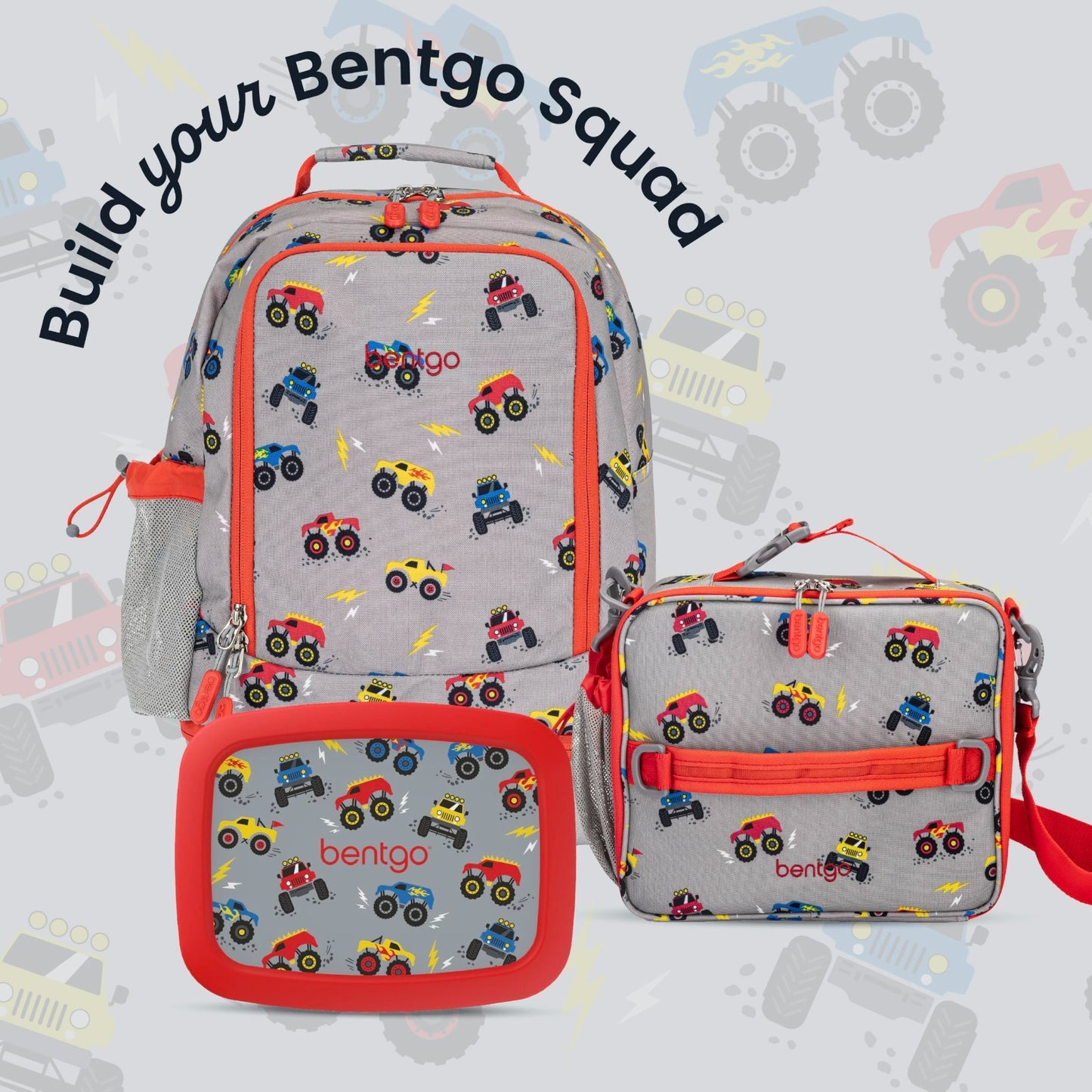 Kids 2 in 1 Backpack & Insulated Lunch Bag Set with Padded Straps   Durable & St7