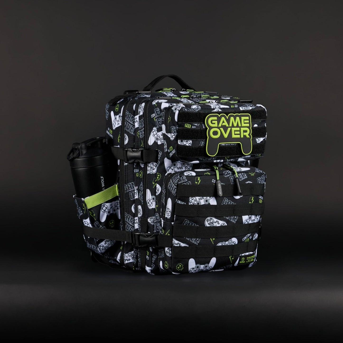 Durable 25L Waterproof Gym Backpack, MOLLE Webbing, Laptop Pocket, Athletic Gear3