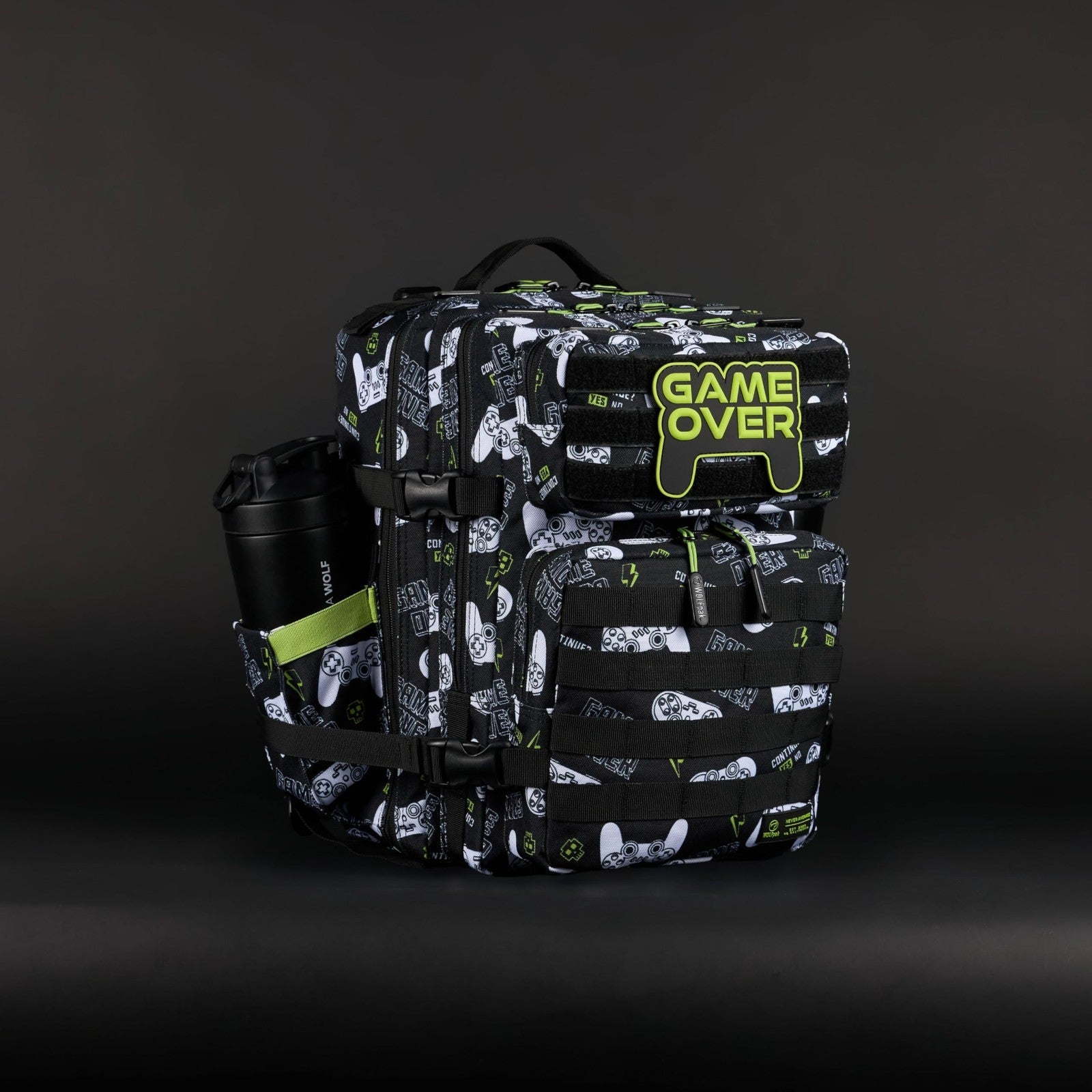 Durable 25L Waterproof Gym Backpack, MOLLE Webbing, Laptop Pocket, Athletic Gear3
