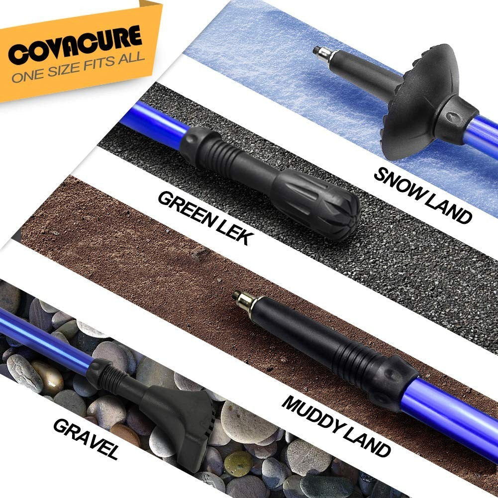 Collapsible Trekking Poles - Lightweight Aluminum Walking Sticks for Hiking, Cam6