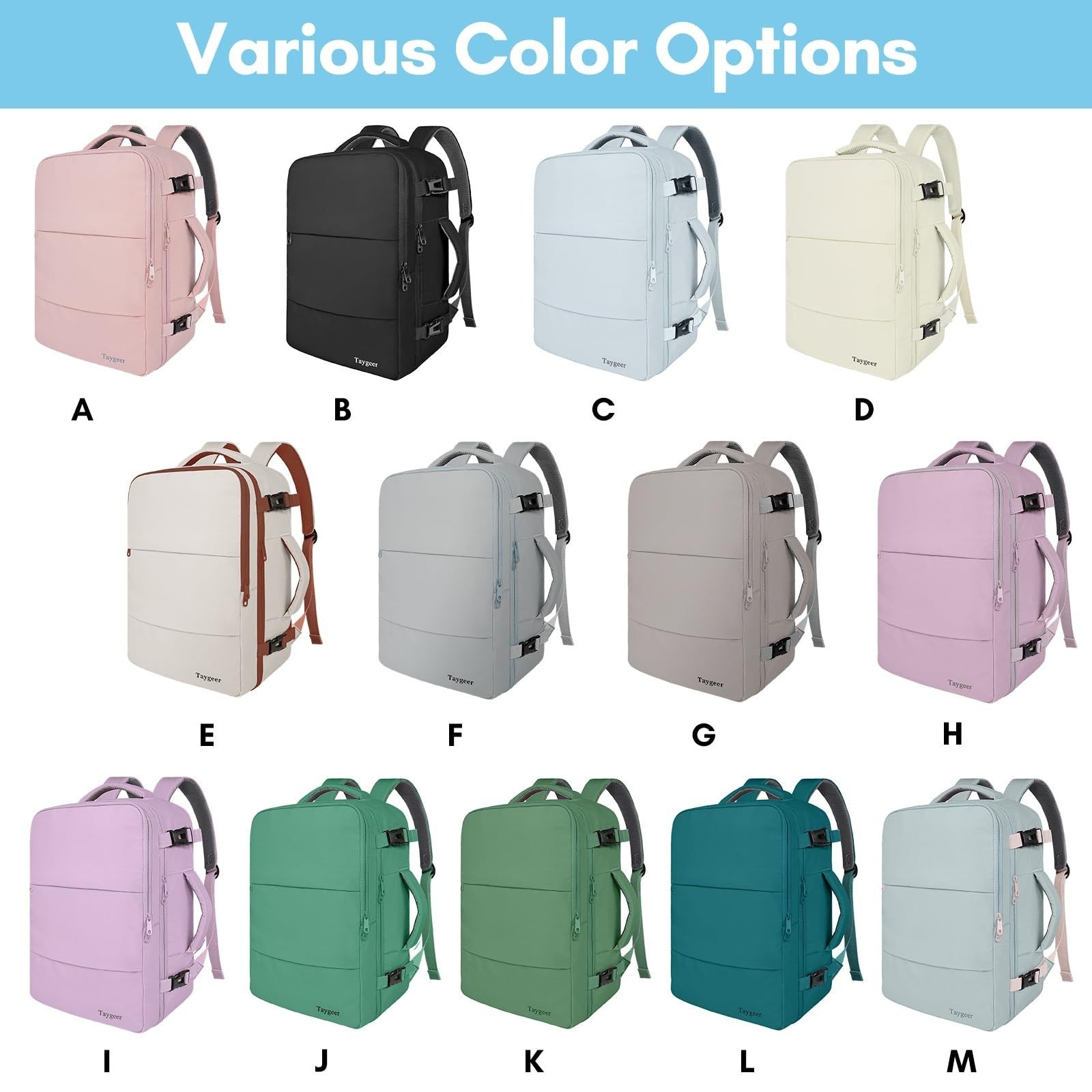 35L Underseat Travel Backpack for Women | Airline Approved Bag with Shoe Compart2