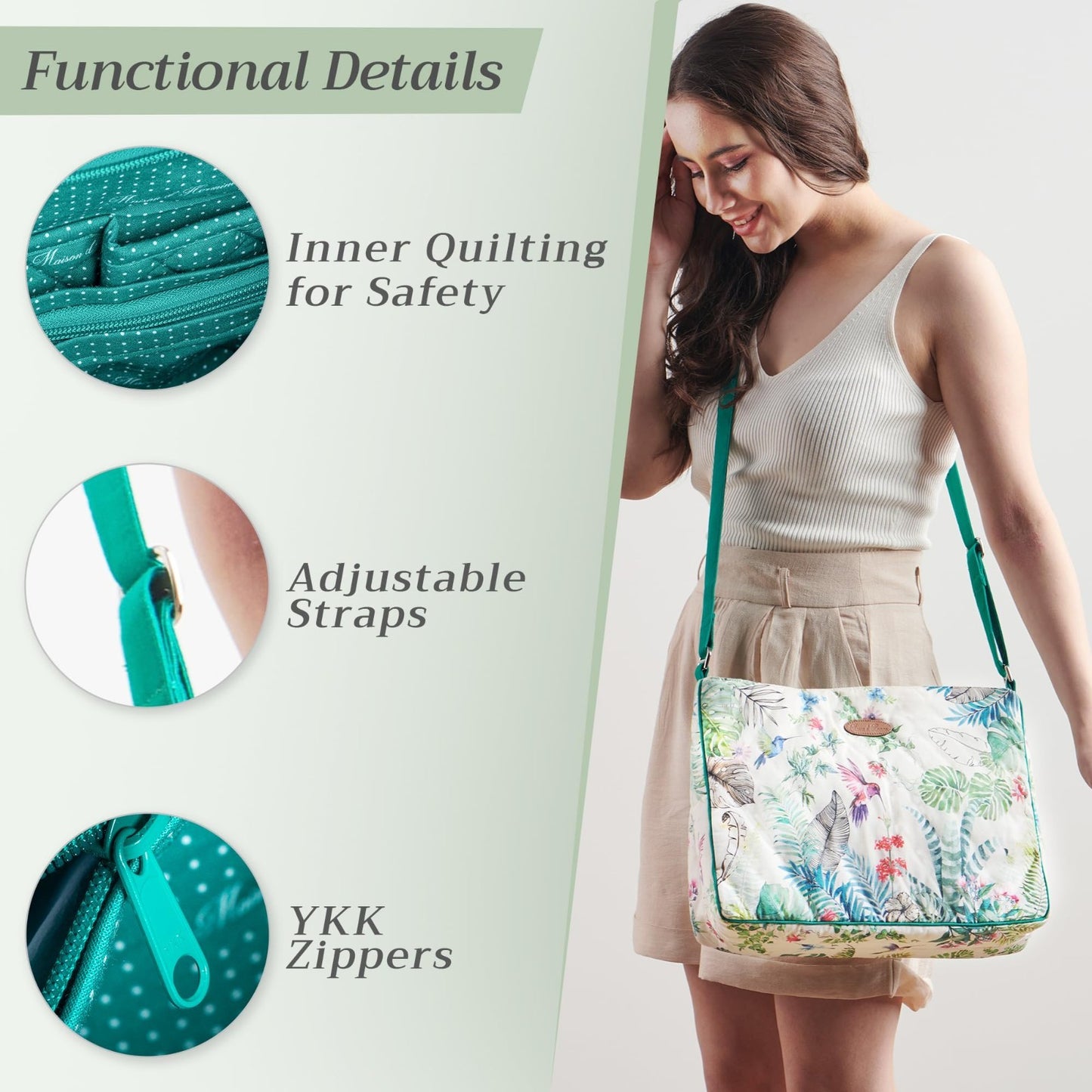Stylish Cotton Shoulder Bag for Women   Versatile Handbag, Perfect for Everyday2