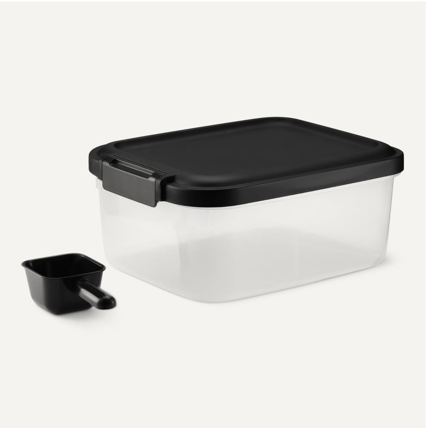Pet Food Storage Container, BPA-Free, Detachable Scoop, Secure Seal, 10lbs Capac3