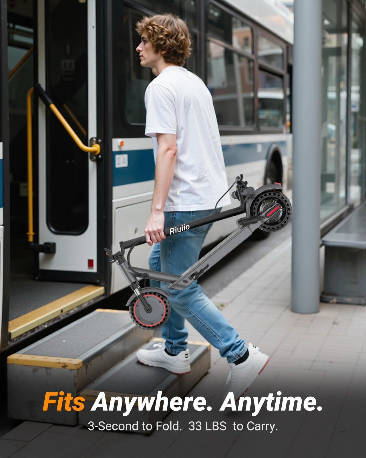 Powerful Electric Scooter 350W-500W, 9-22 MPH, 10-41 Mile Range, Dual Suspension6