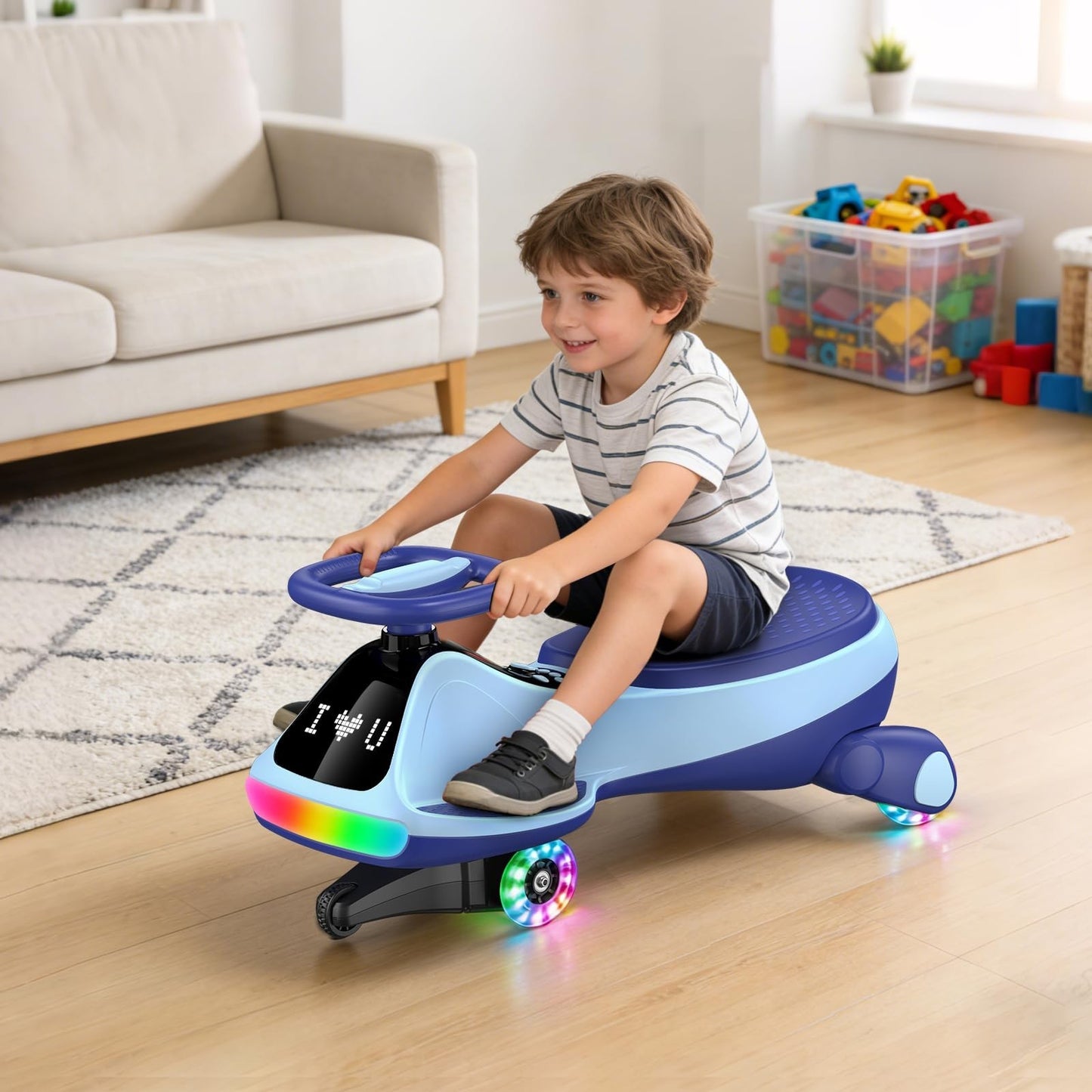 12V Electric Wiggle Car for Kids - Fun Ride-On Toy, Birthday Gift for Ages 3+2