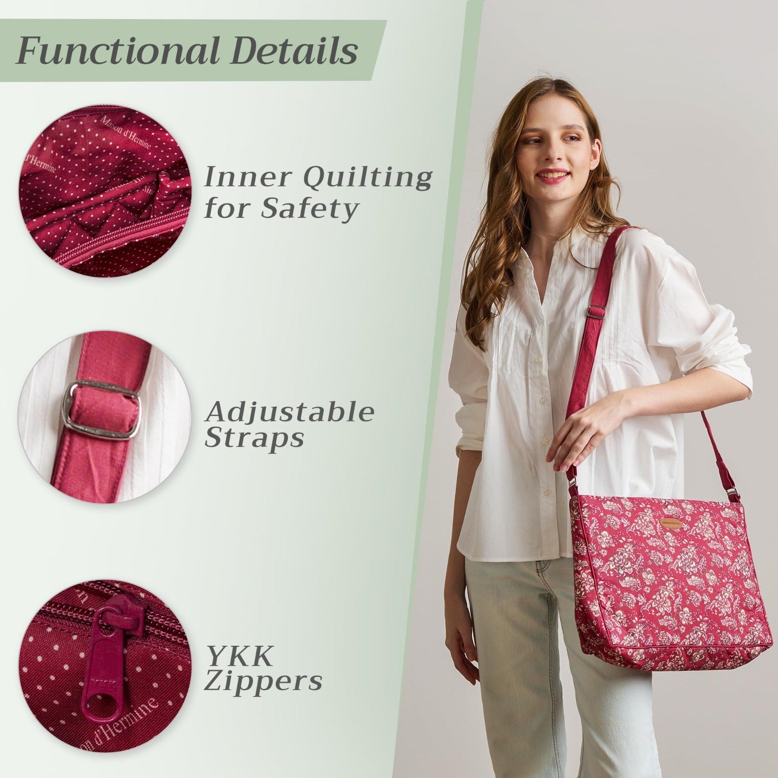 Stylish Cotton Shoulder Bag for Women   Versatile Handbag, Perfect for Everyday2
