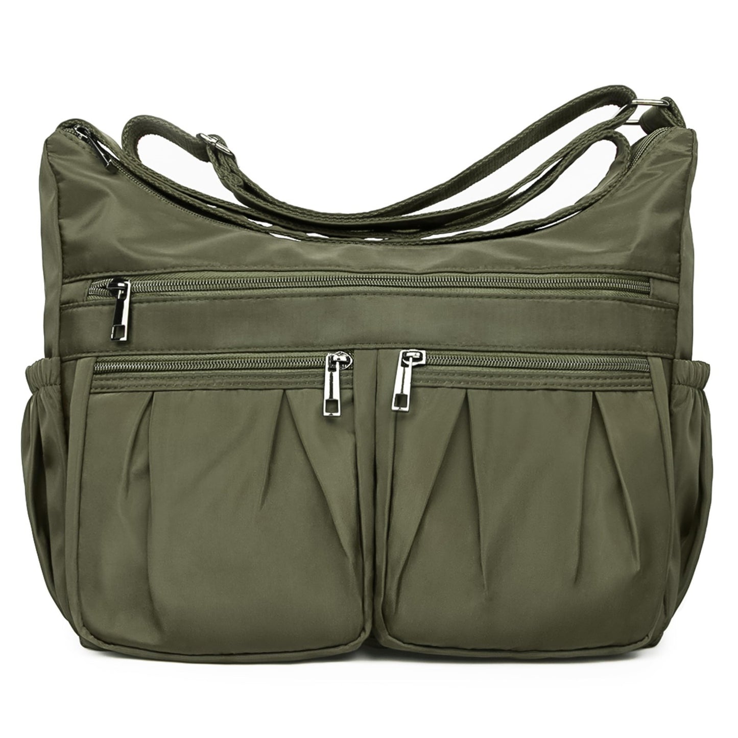 Lightweight Waterproof Nylon Crossbody Purse for Women - Travel Handbag, Pocketb7
