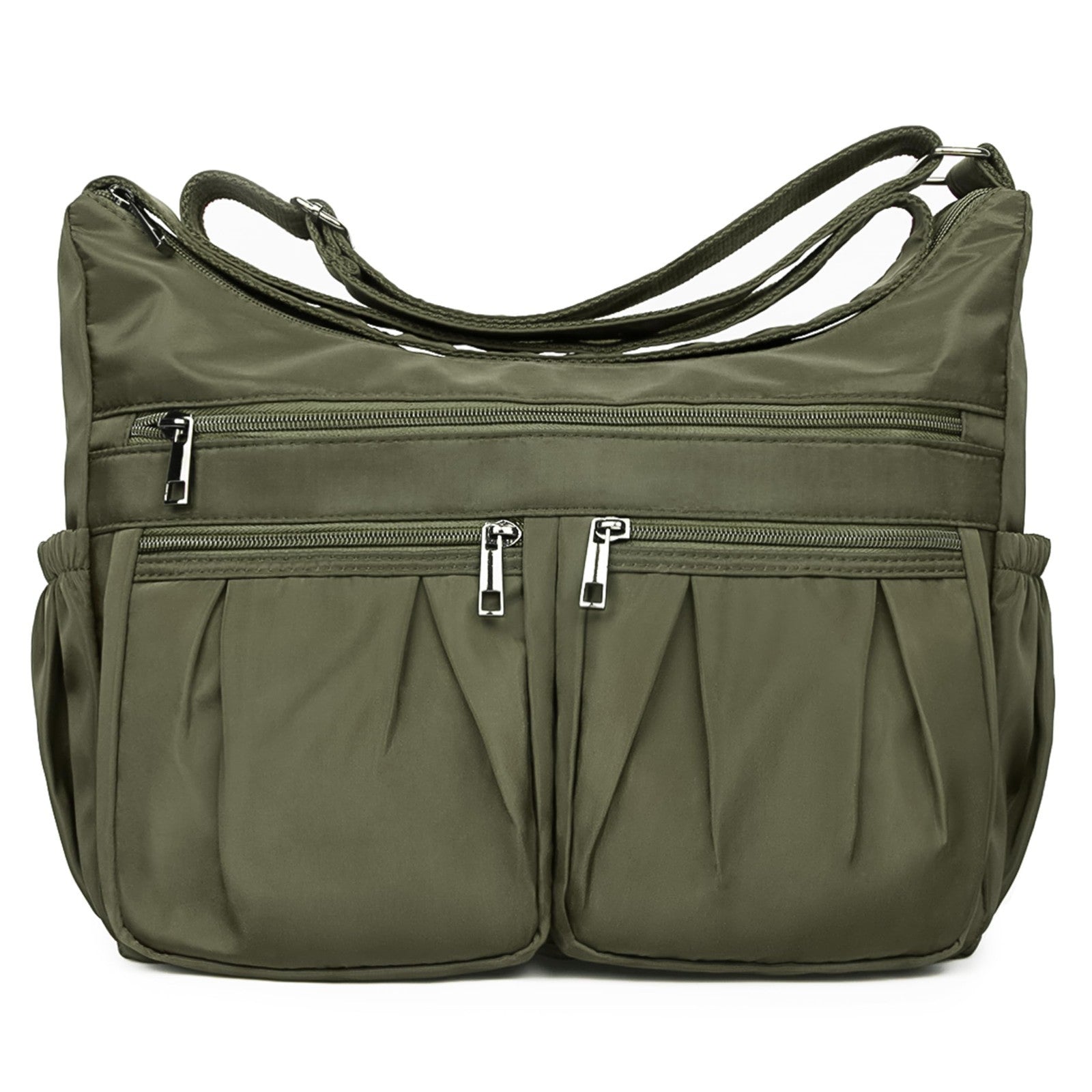 Lightweight Waterproof Nylon Crossbody Purse for Women - Travel Handbag, Pocketb7