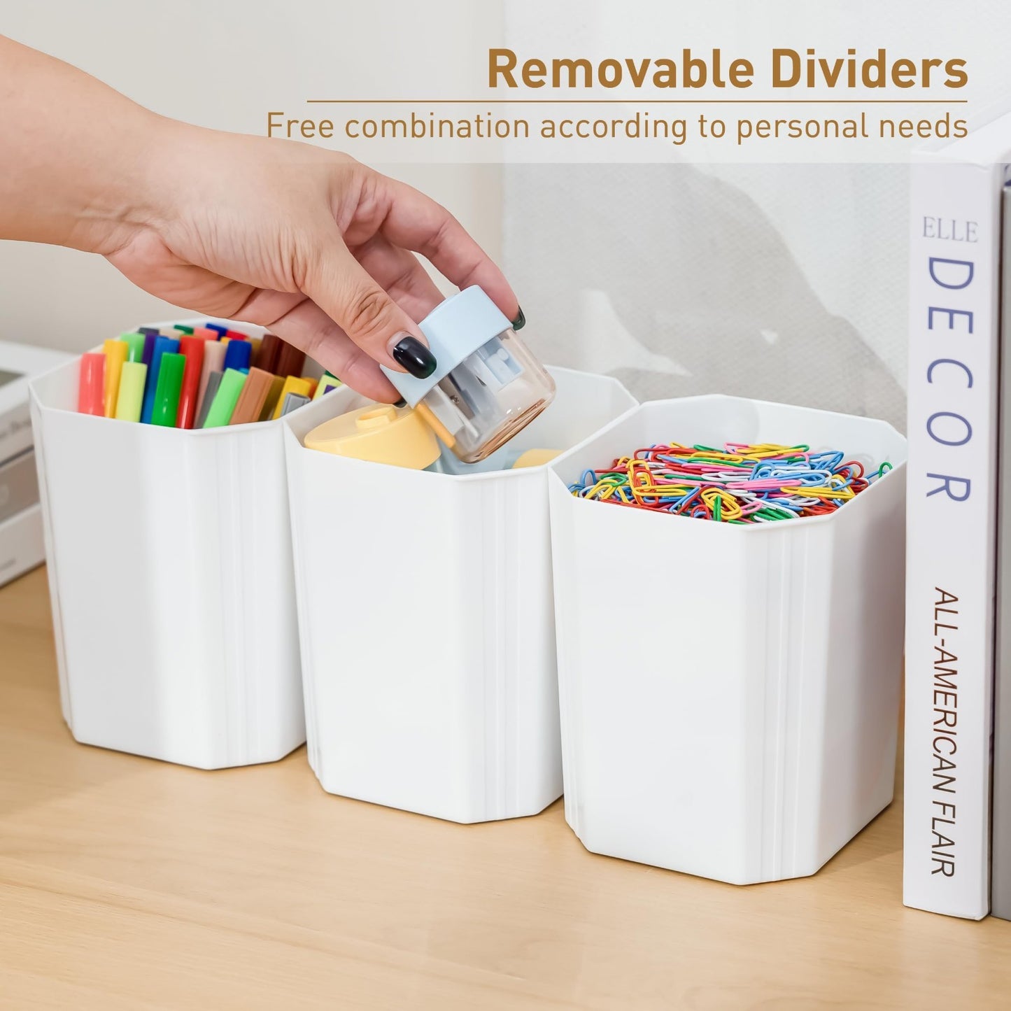 Clear Craft Organizers 17QT Storage Bins with Lids   2 Pack, Durable & Versatile1