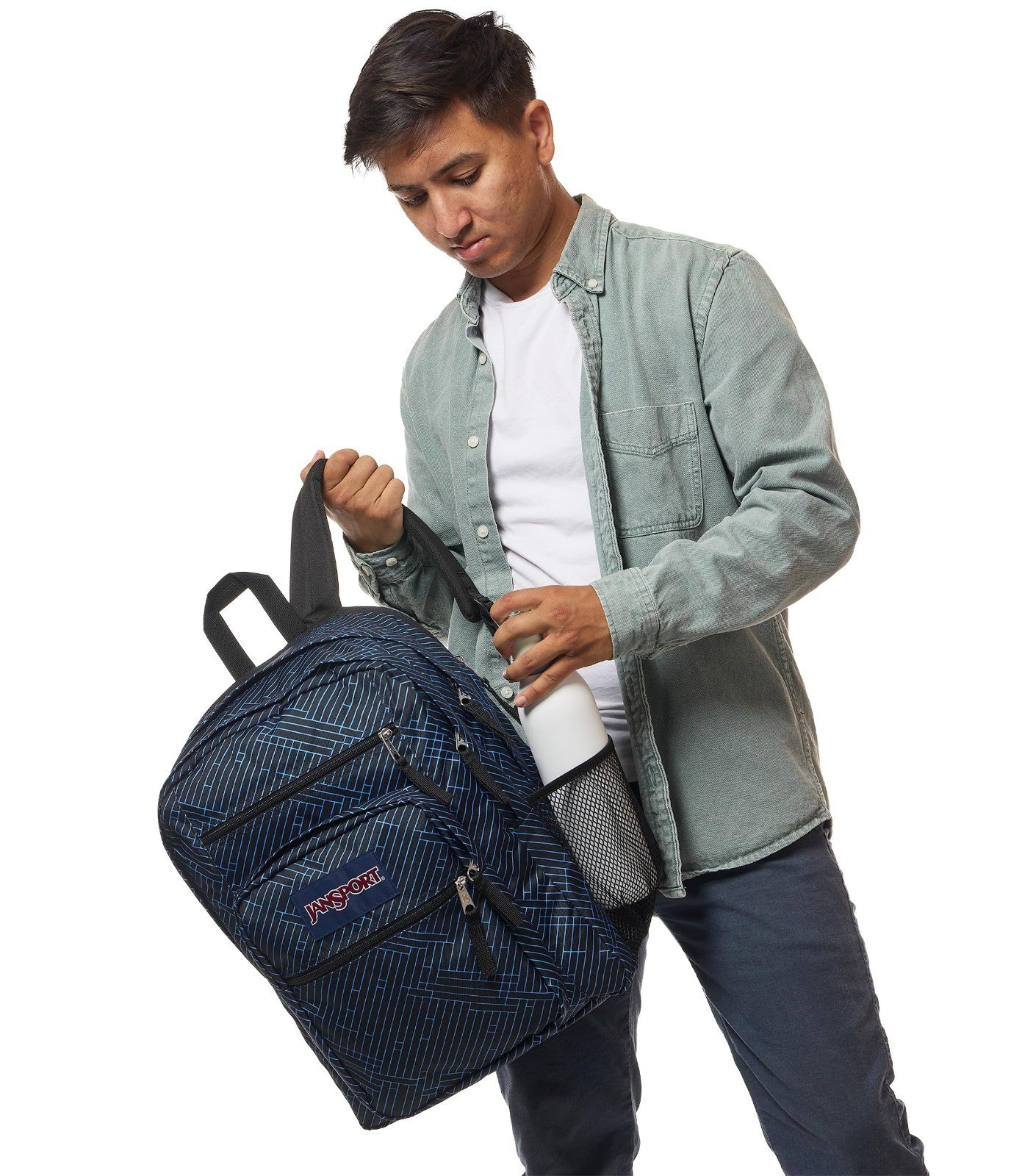 Laptop Backpack for 15" Computer   Ergonomic Straps, 2 Compartments, Haul Handle6