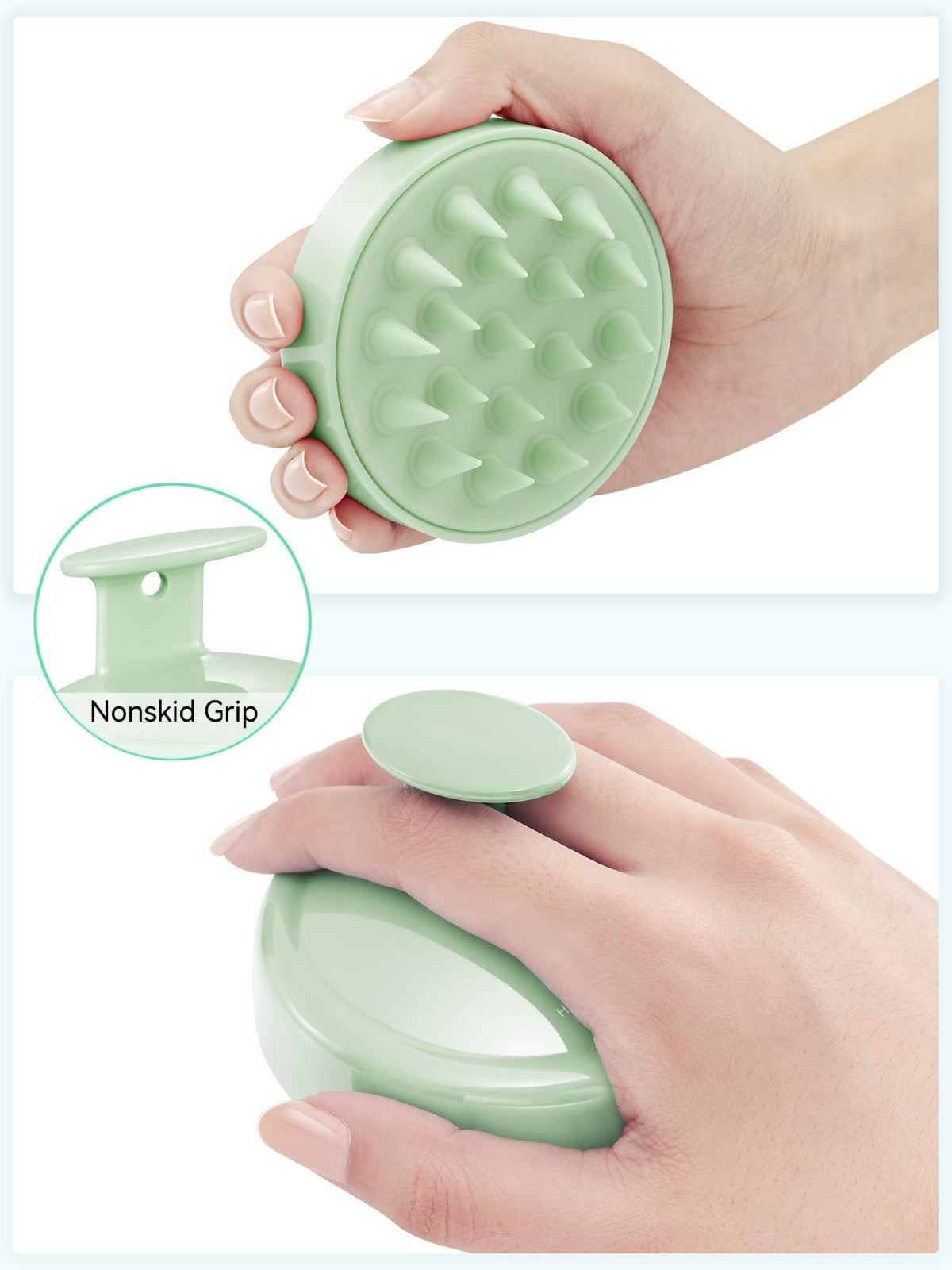 Scalp Massager Hair Growth Brush   Soft Silicone Scrubber for Dandruff & Stress2