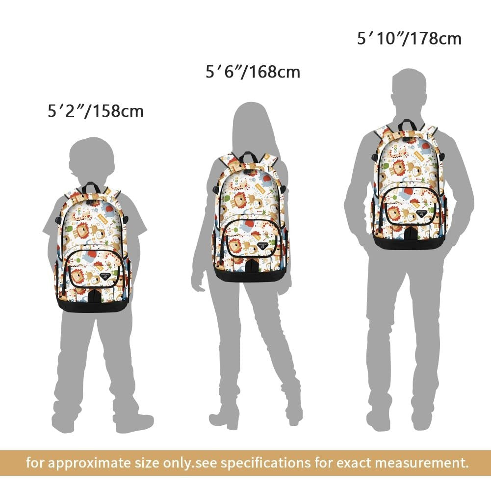 Lightweight School Backpack Travel Bag for Men & Women   College & Travel Use4