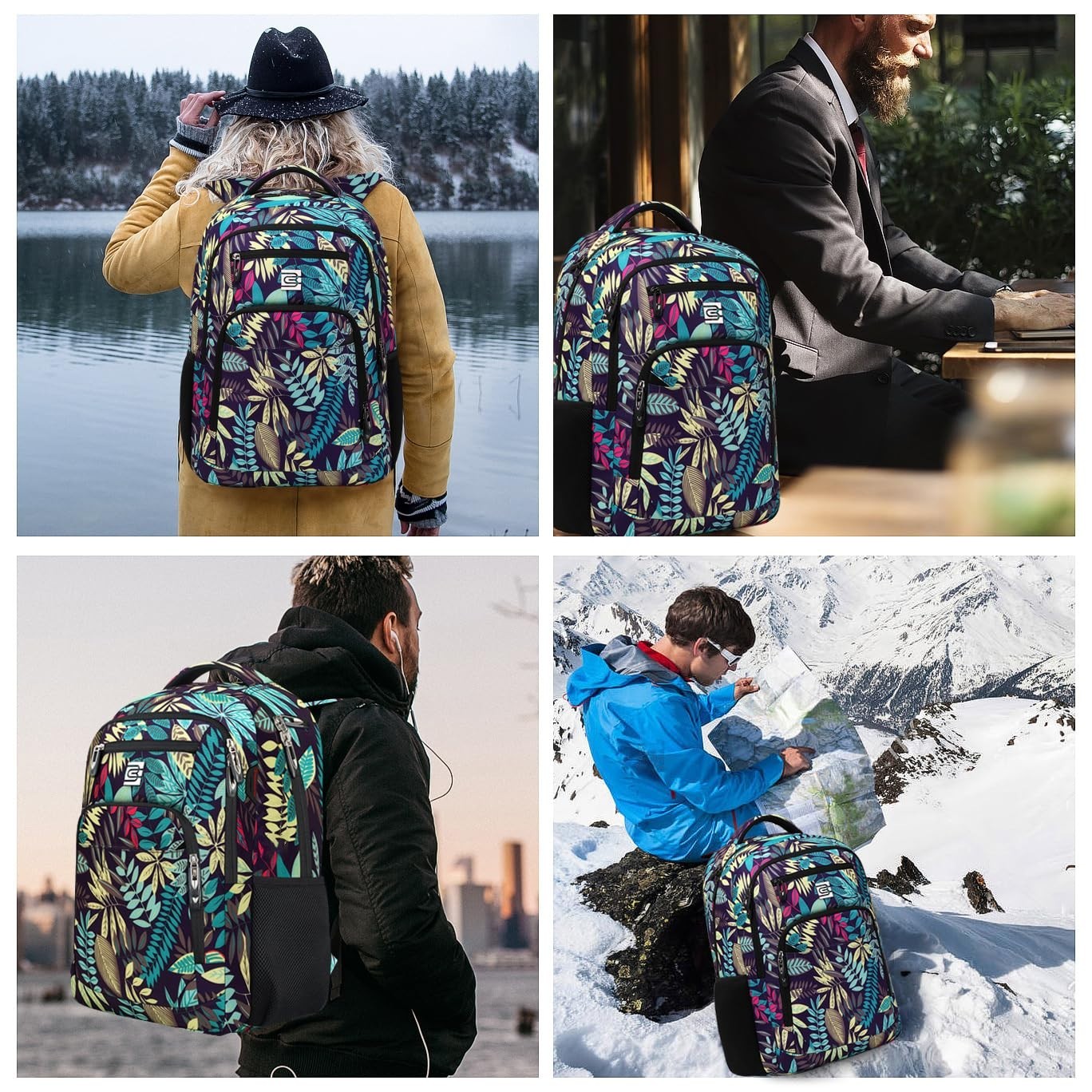 Slim Anti Theft Laptop Backpack for Business Travel & College   Stylish & Durabl7