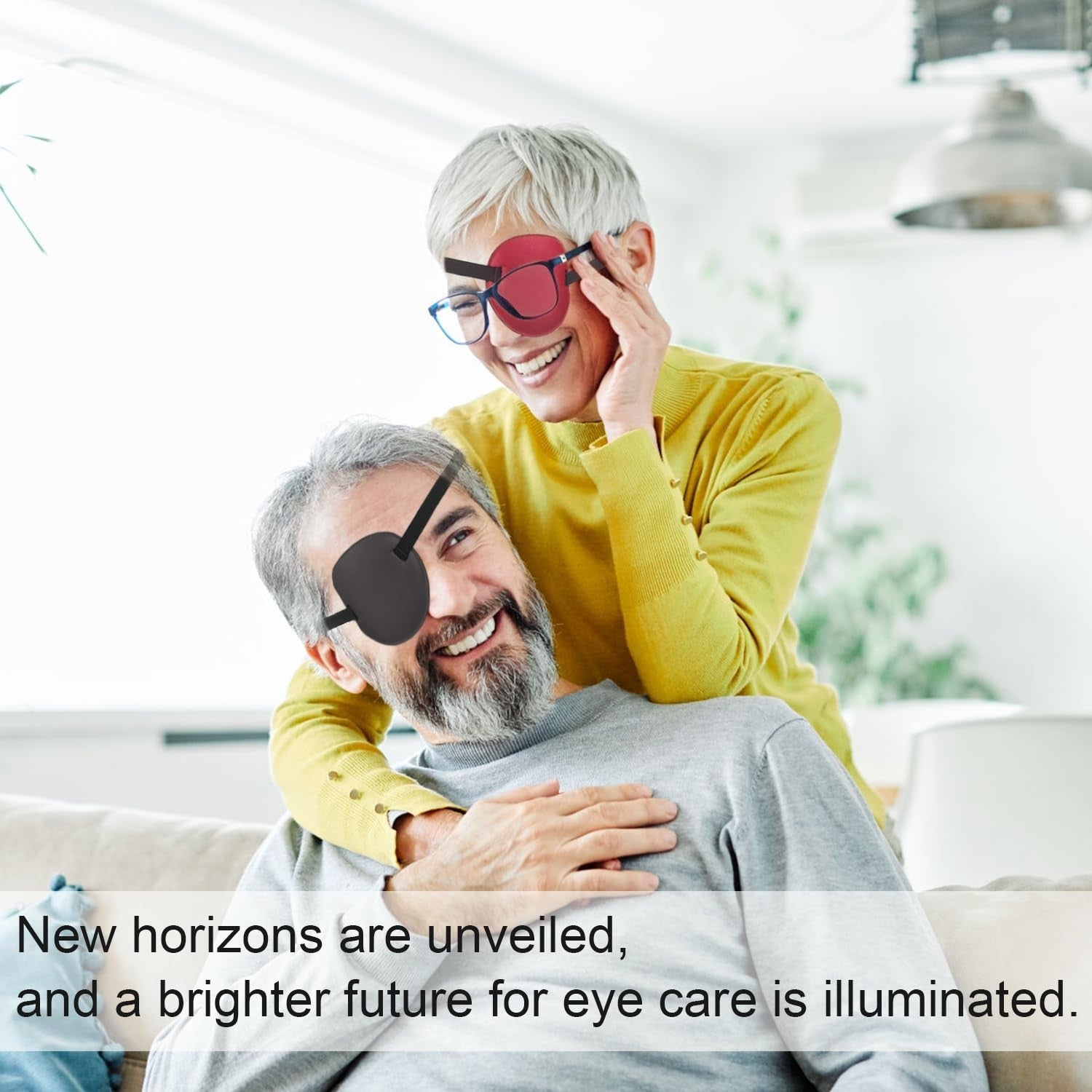 2PCS Adjustable Eye Patch for Adults & Kids, Soft Breathable Fabric, Vision Ther4