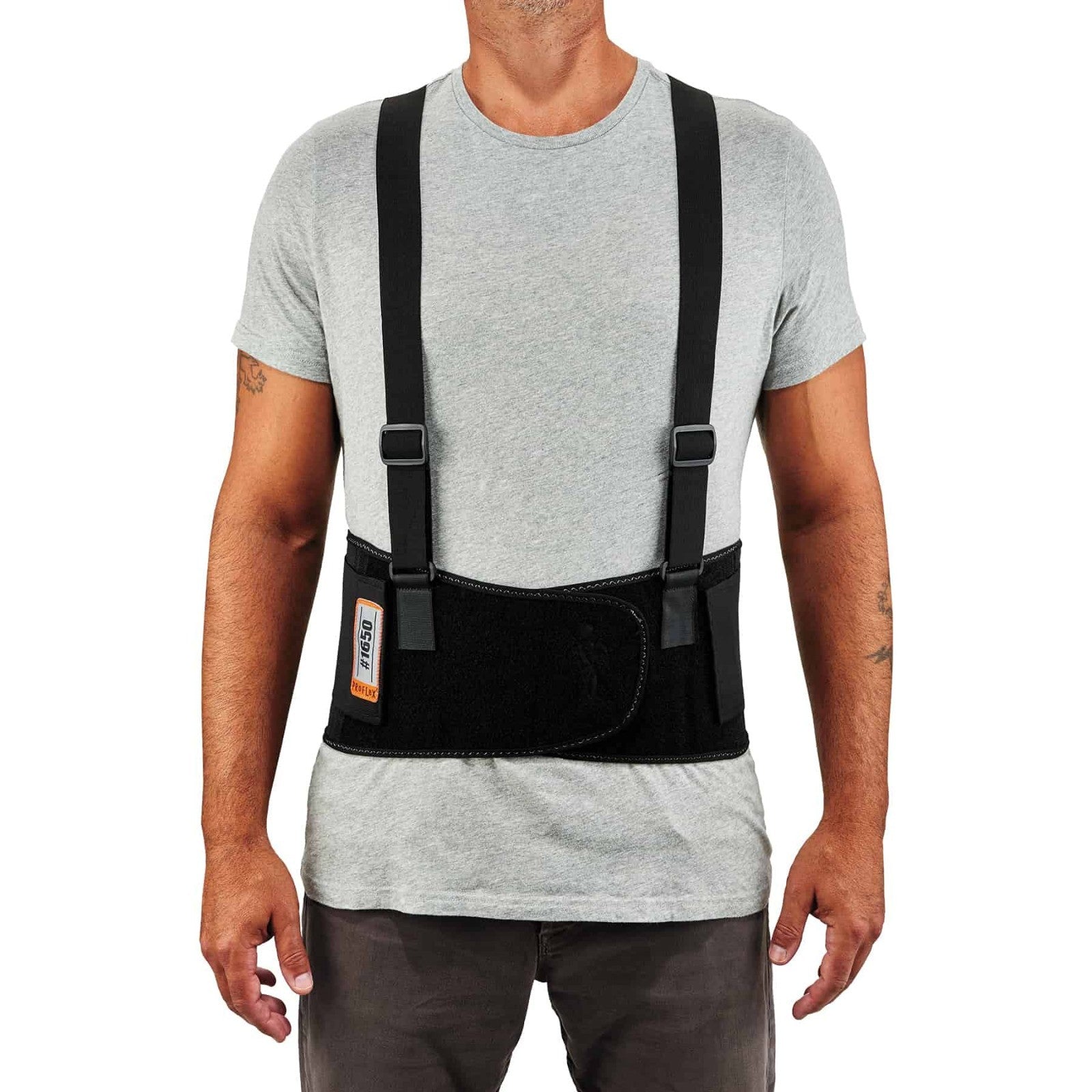 Adjustable Back Support Belt, 7.5" Elastic, Removable Straps, XL Size, Pain Reli7