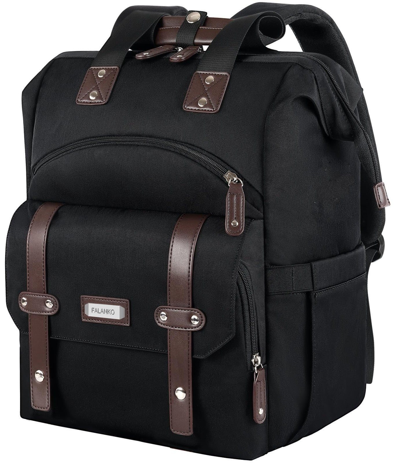 Stylish Laptop Backpack for Women & Men, 15.6" Water Resistant RFID Travel Bag1