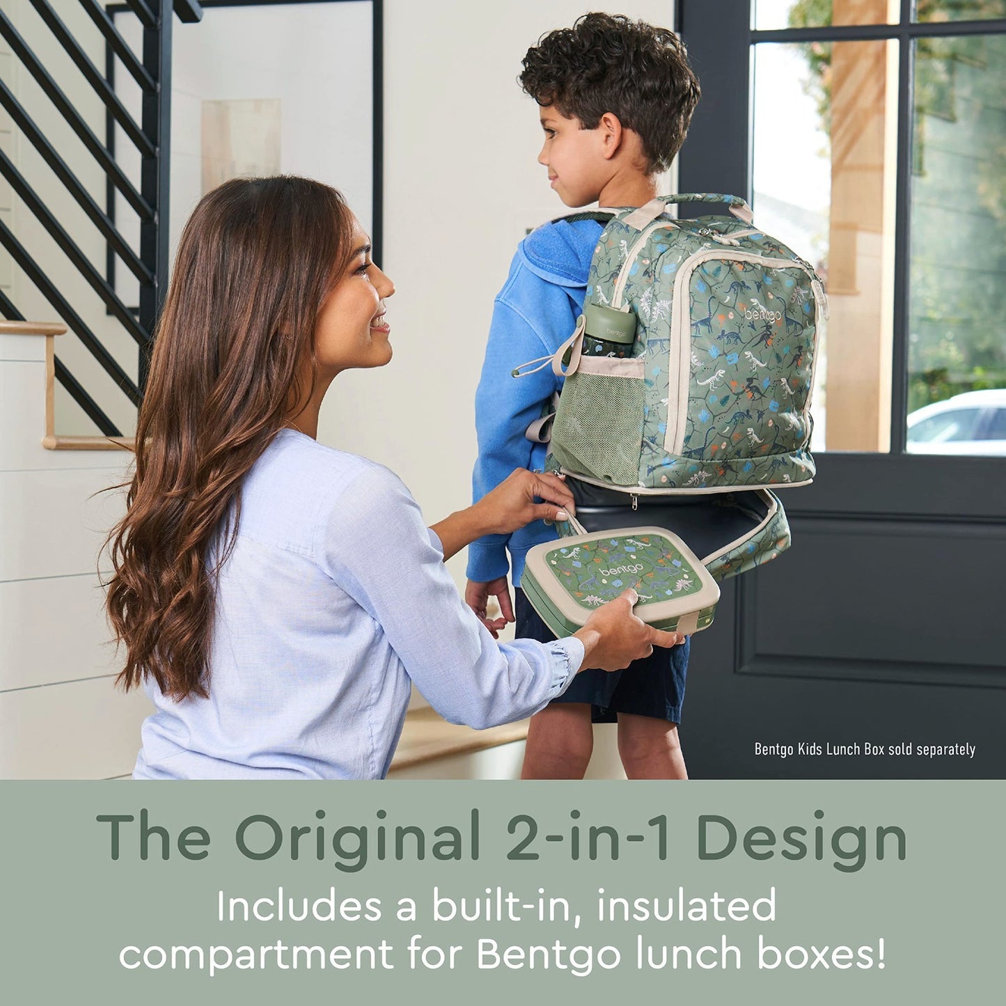 Kids 2 in 1 Backpack & Insulated Lunch Bag Set with Padded Straps   Perfect for2
