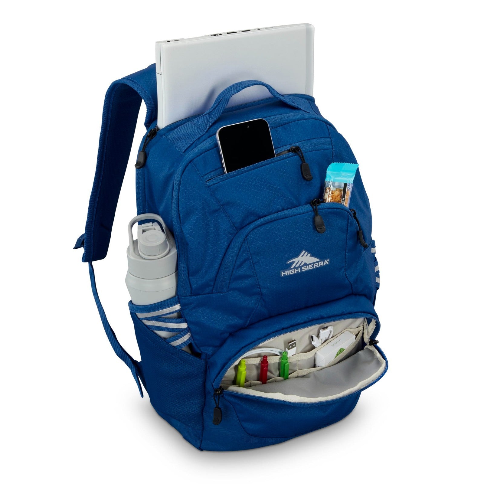 Travel Laptop Backpack with Drop Protection Pocket & Tablet Sleeve   Cosmic Blue9