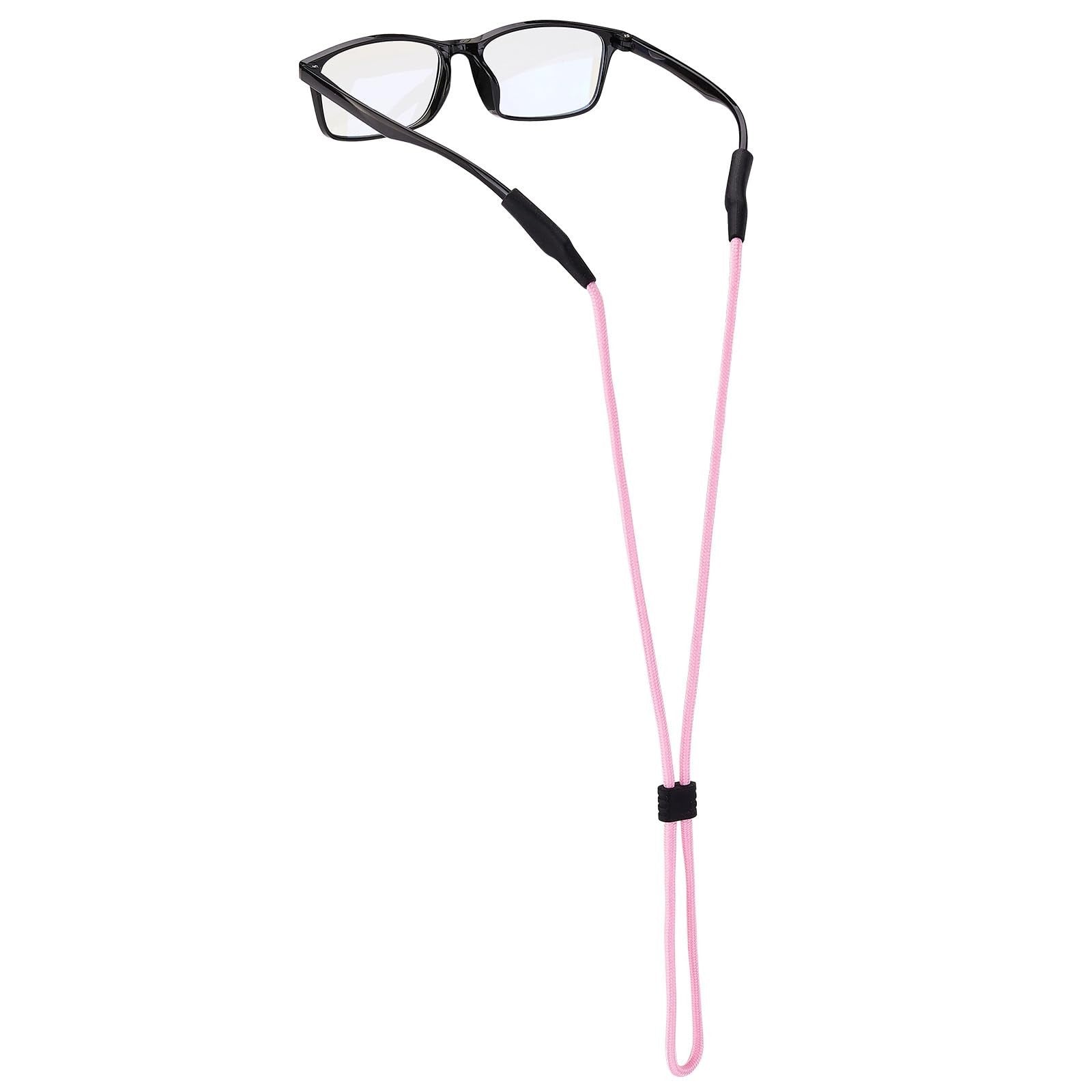 Sunglasses Holder Strap - Eyeglass Neck Lanyard for Men, Women & Kids - Pink Cor1