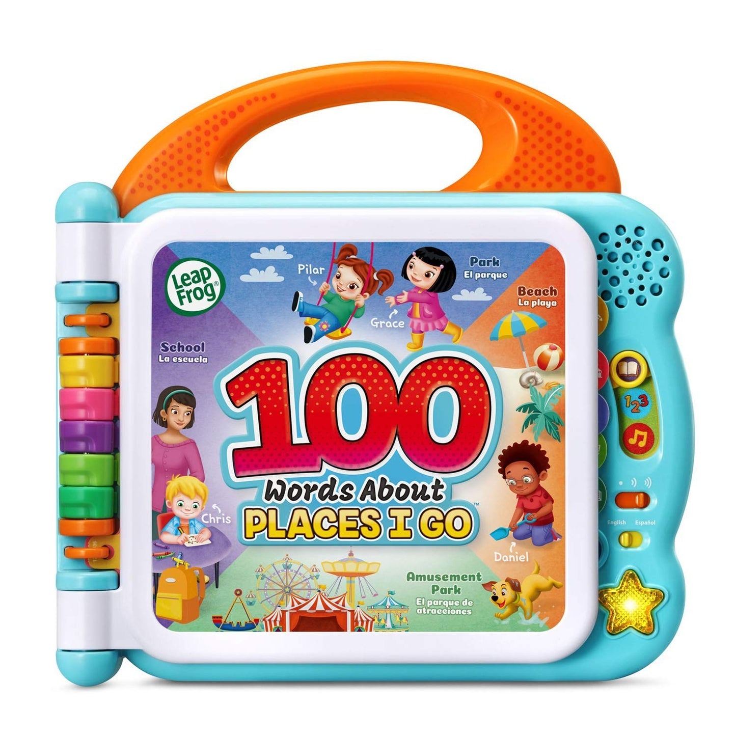 100 Words About Places I Go Book   Educational Learning Toy for Kids, Interactiv1
