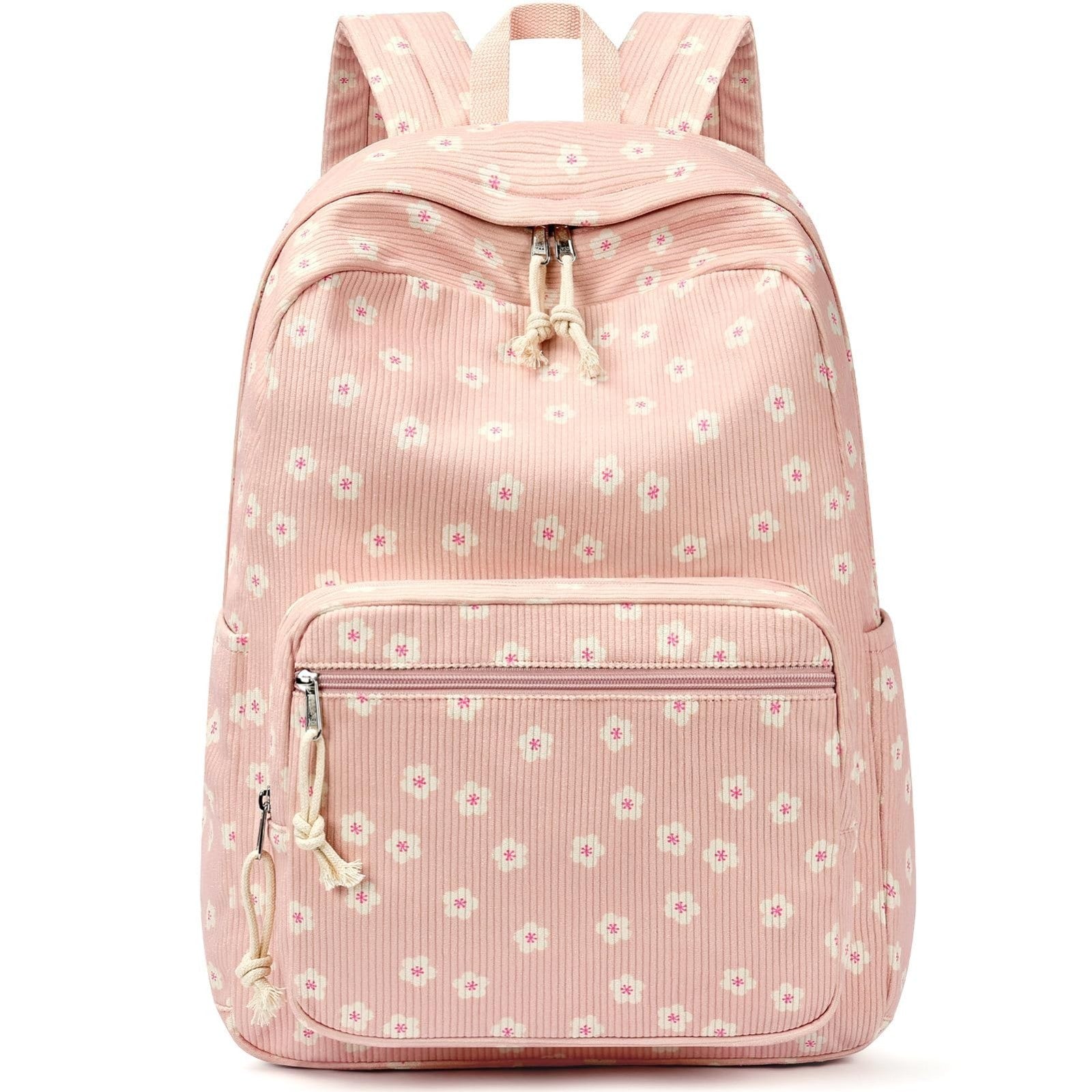 Adorable Preppy Corduroy Kids Backpack & Bookbag for Girls   School Essentials1