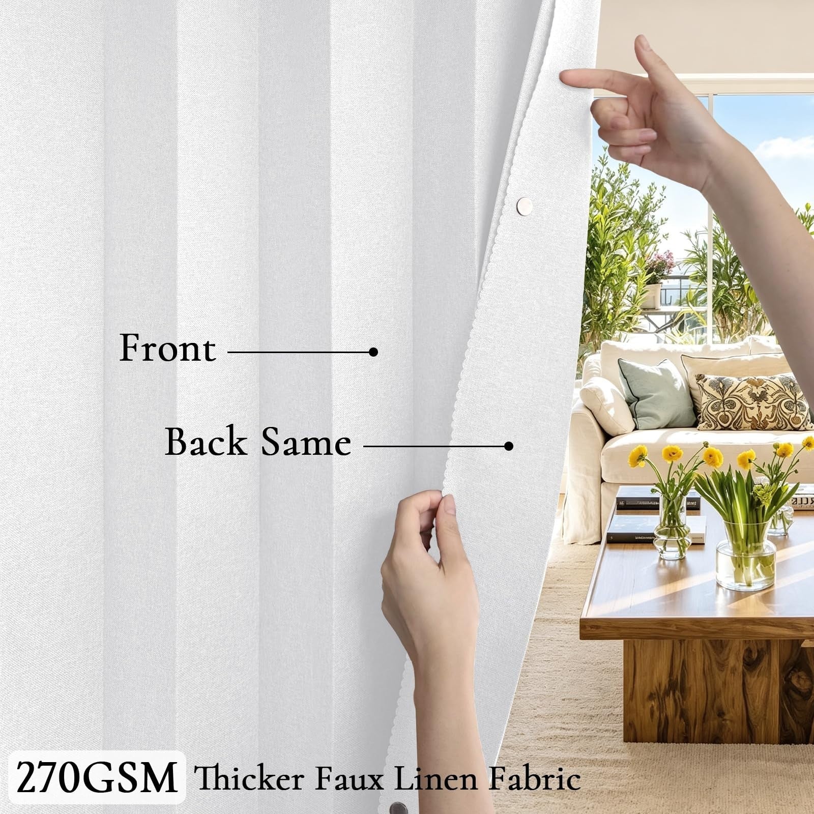 Vertical Pleated Shades for Sliding Glass Doors, Room Divider, 1 Panel W120 x L94