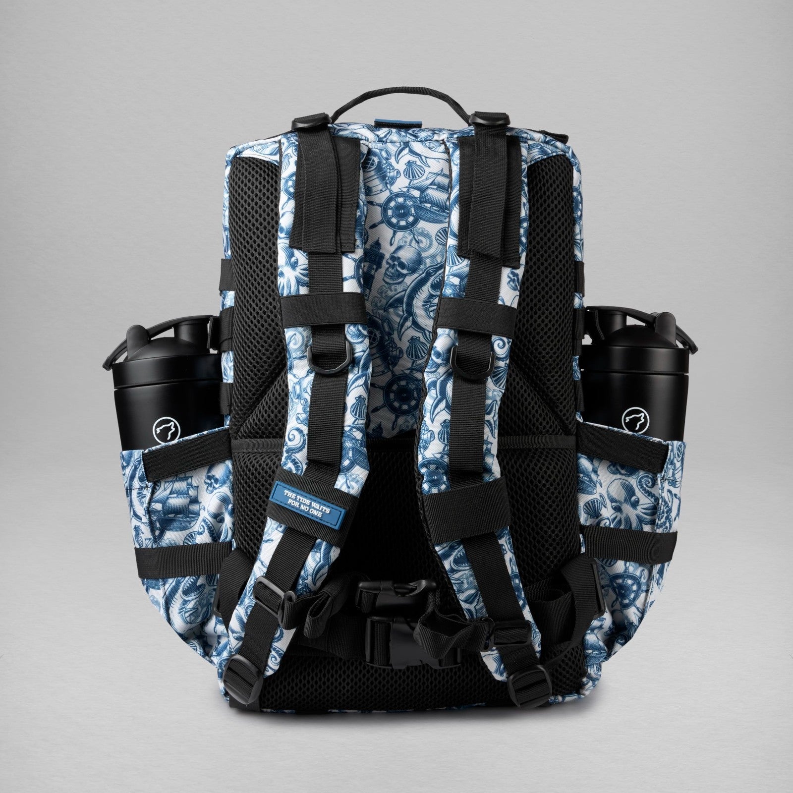 Durable 45L Waterproof Gym Backpack   MOLLE Webbing, Laptop Pocket, Athletic Gea4