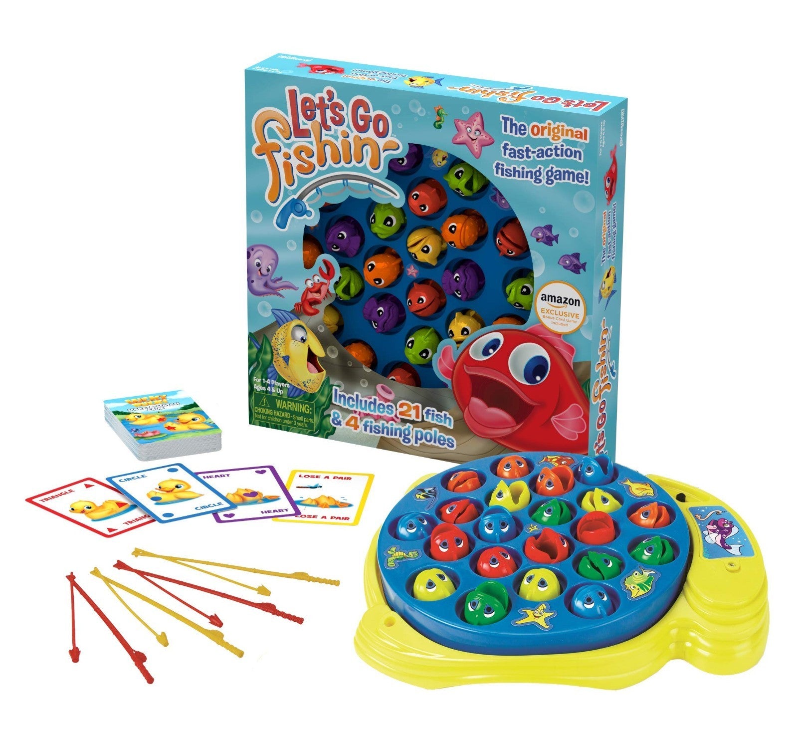 Let's Go Fishin' Card Game   Bonus Edition for 1 4 Players, Ages 4+, Fun Family2