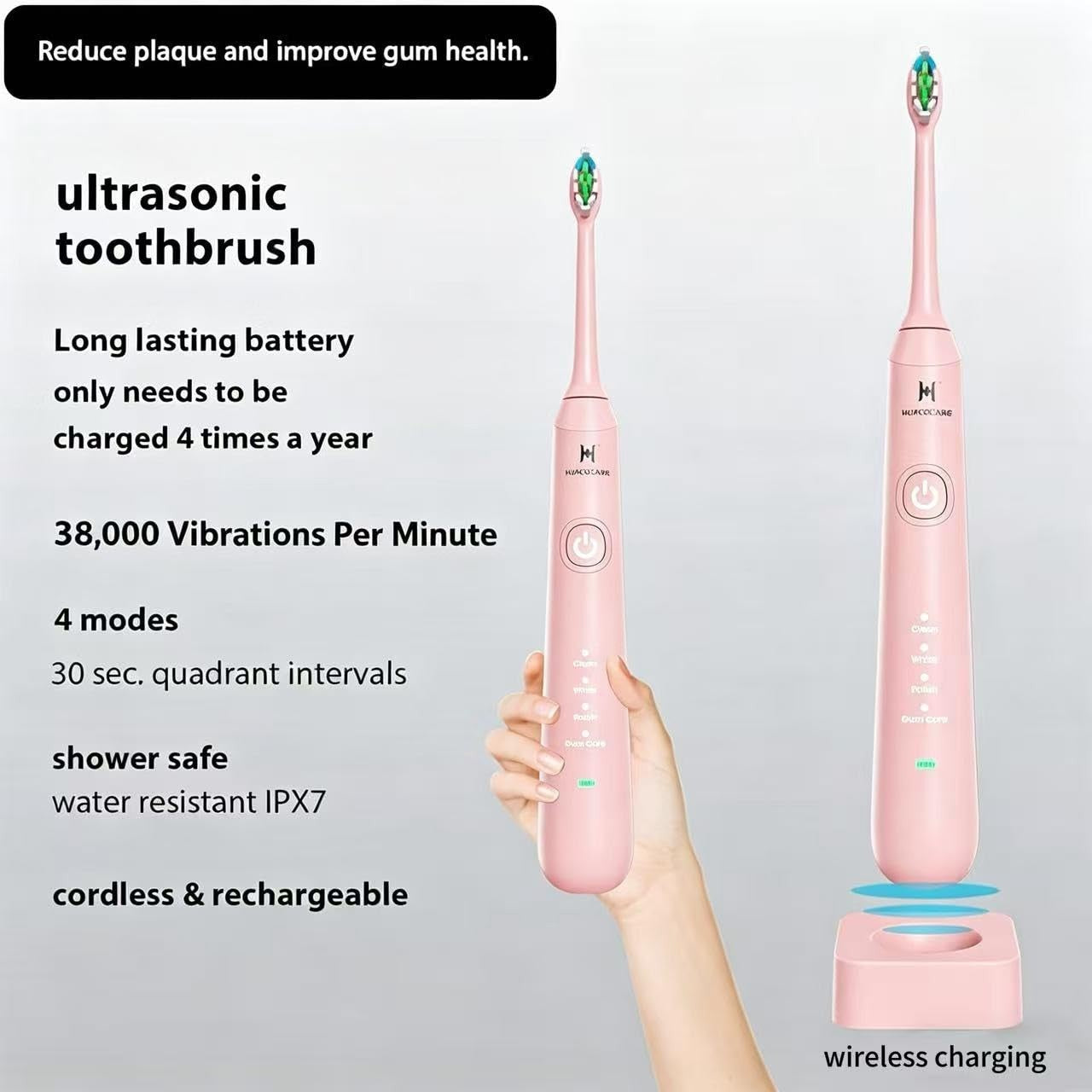 2 in 1 Water Dental Flosser & Electric Toothbrush Combo for Teeth & Gum Health  3
