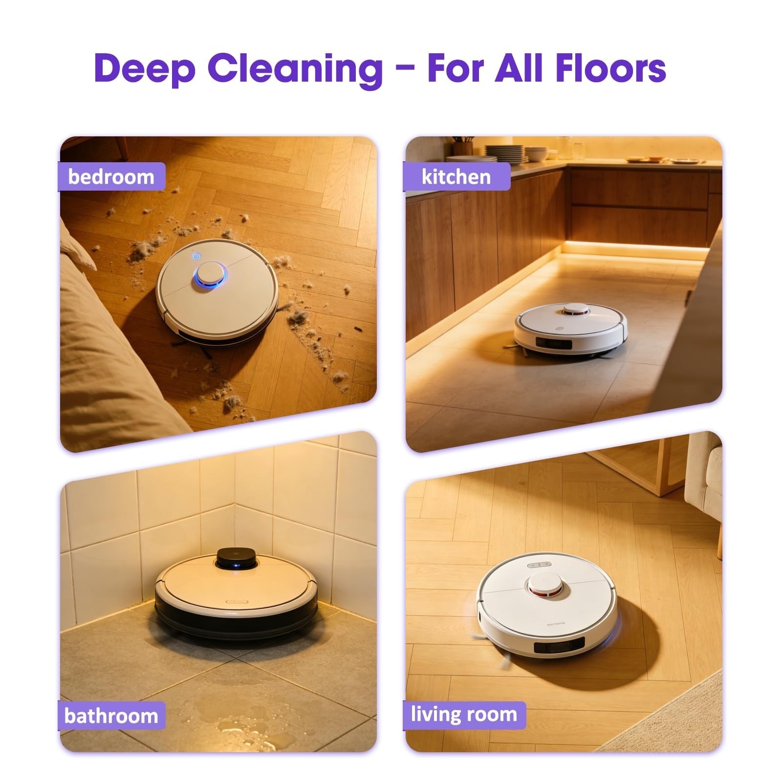 Lavender Scented Floor Cleaner 82 FL OZ - Deep Clean for Hard Floors, Compatible6