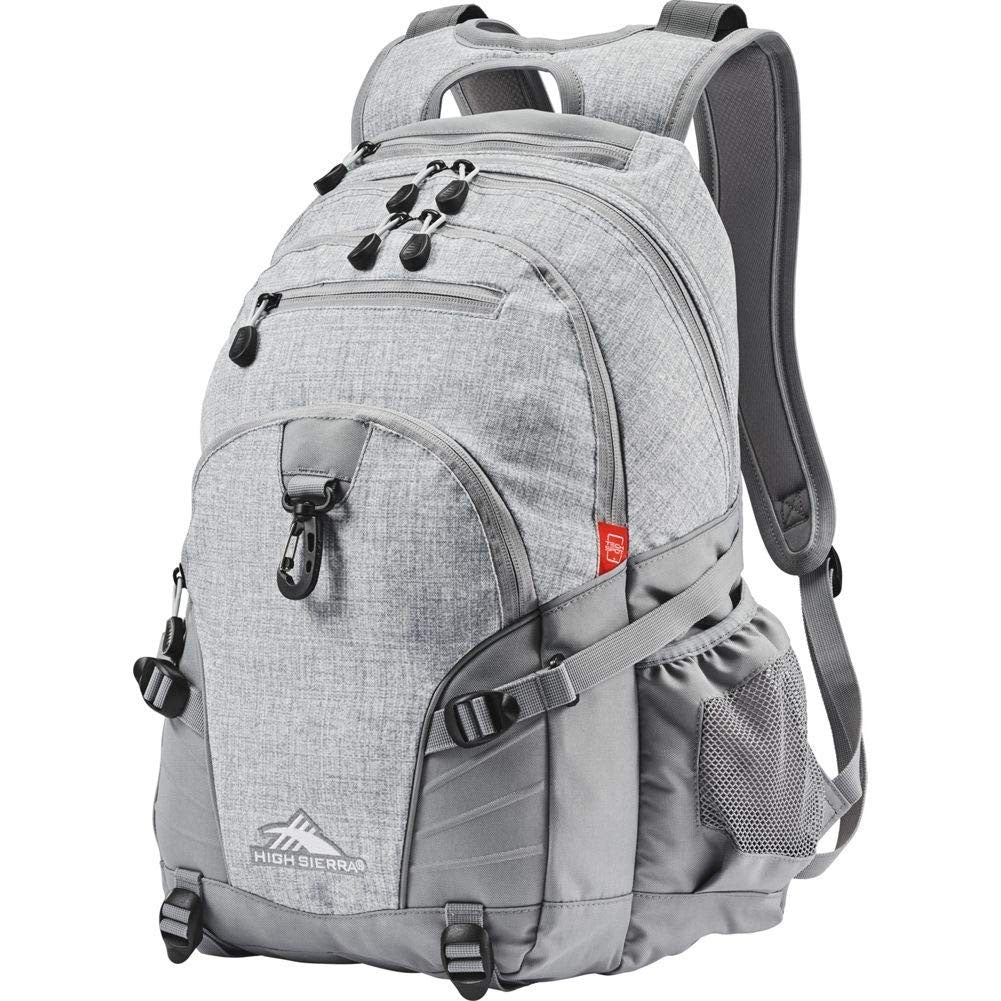 Versatile Travel & Work Backpack with Tablet Sleeve   Silver Heather, One Size1