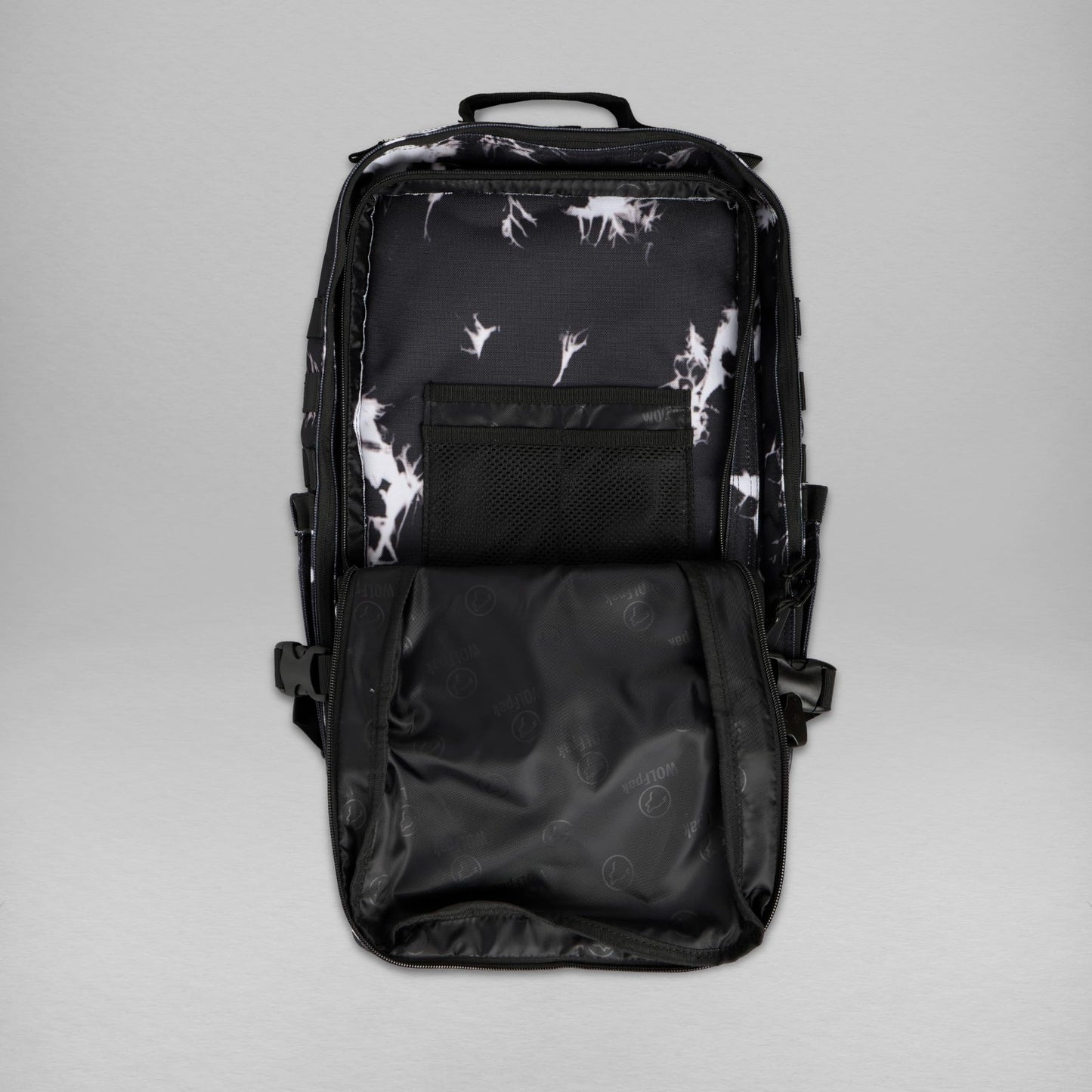 Durable 45L Waterproof Gym Backpack   1000D Oxford, MOLLE Webbing, Laptop Pocket7