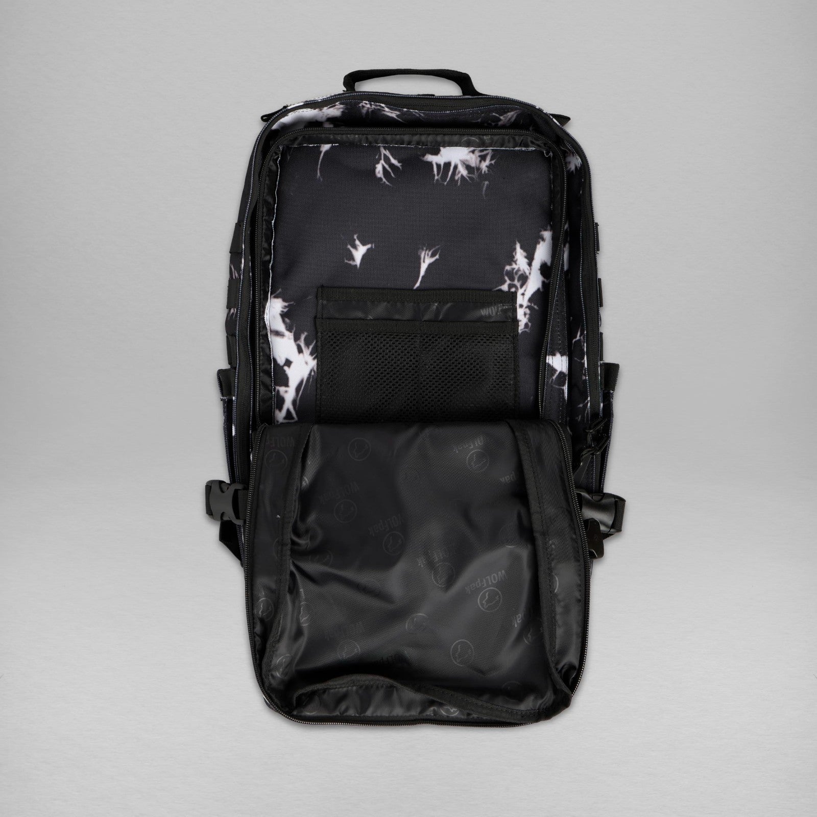 Durable 45L Waterproof Gym Backpack   1000D Oxford, MOLLE Webbing, Laptop Pocket7