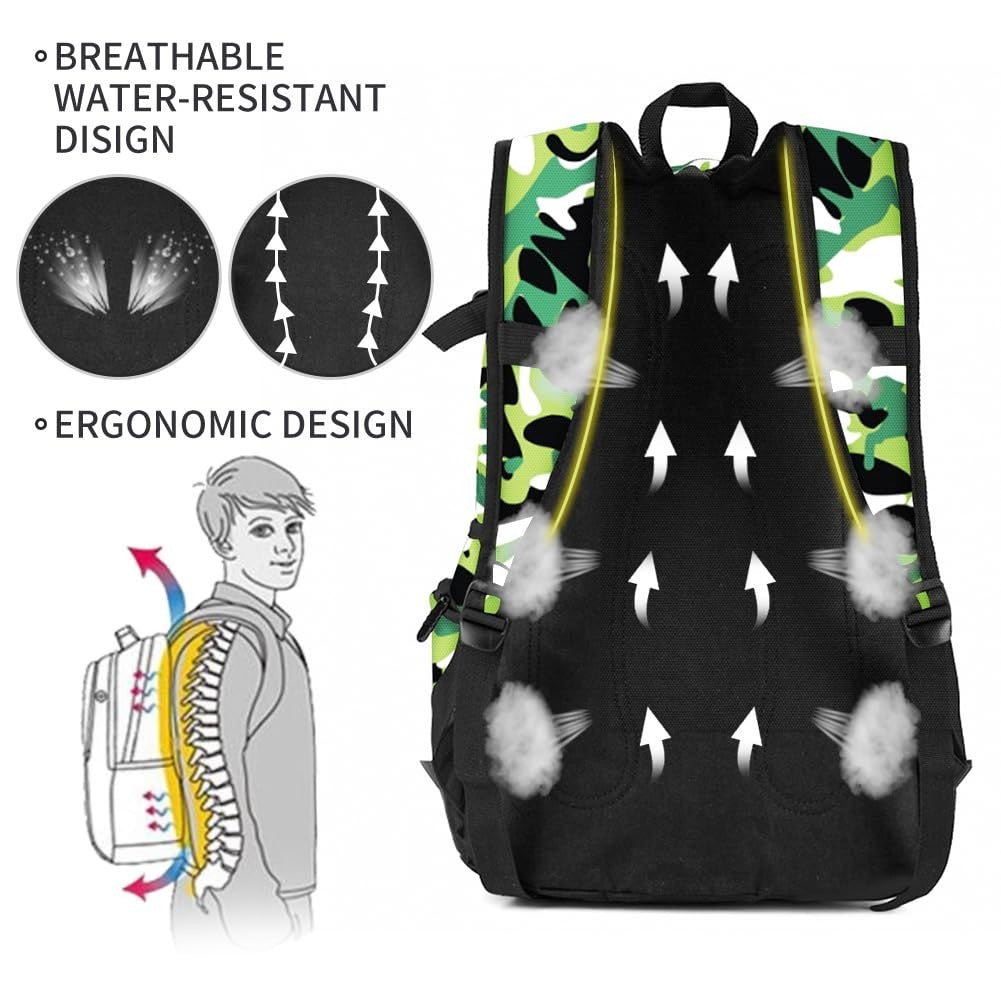 Lightweight School Backpack Travel Bag for Men & Women   College & Daily Use6