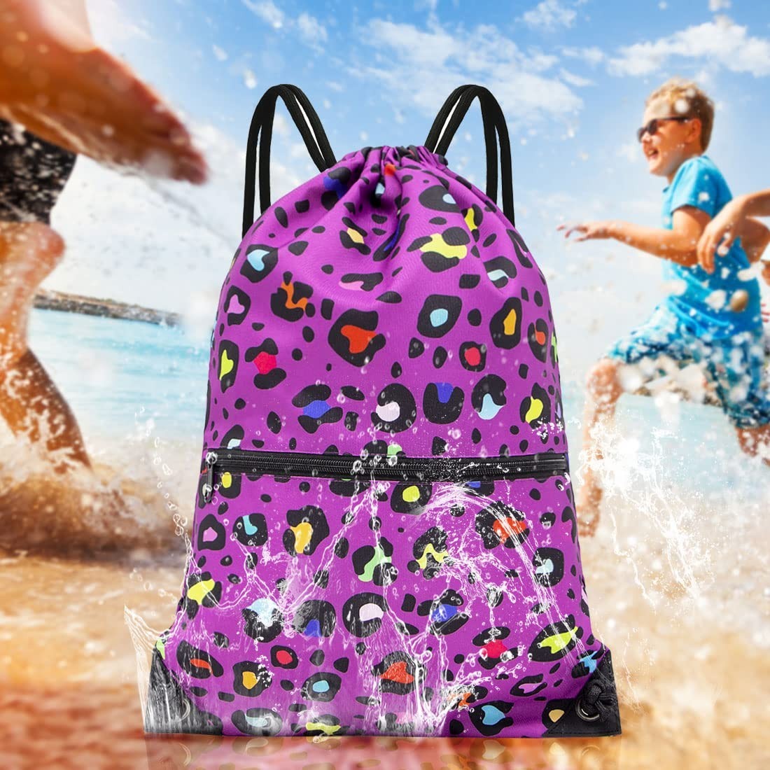 Durable Drawstring Backpack Bag for Sports, Gym, Travel & Outdoor Activities5