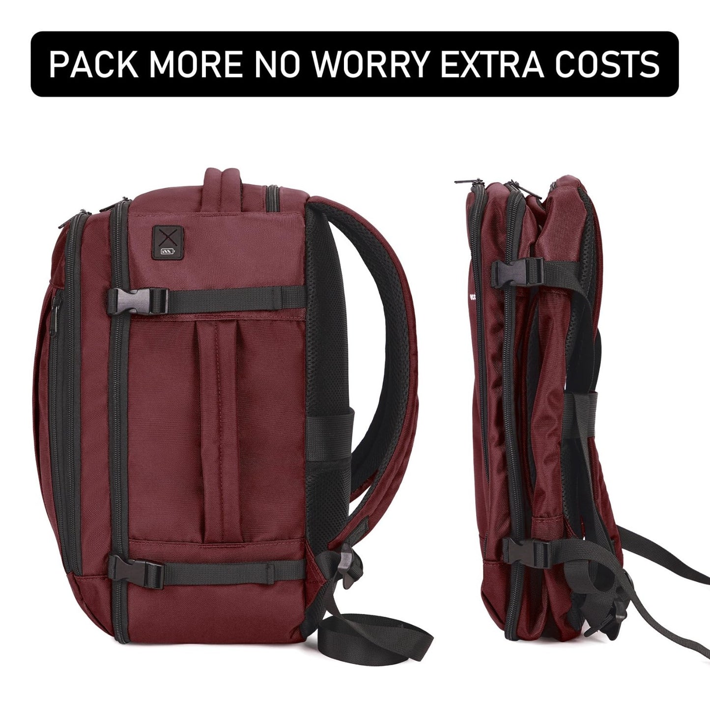 Travel Backpack 18x14x8   Airline Approved Personal Item Bag, Waterproof Daypack5