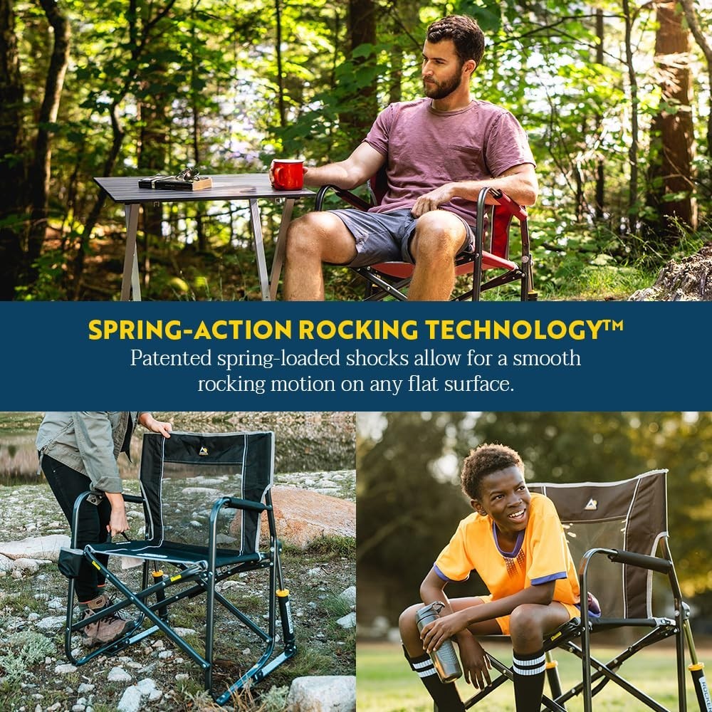 Portable Rocking Camping Chair   Lightweight, Foldable, Outdoor Relaxation Seat3