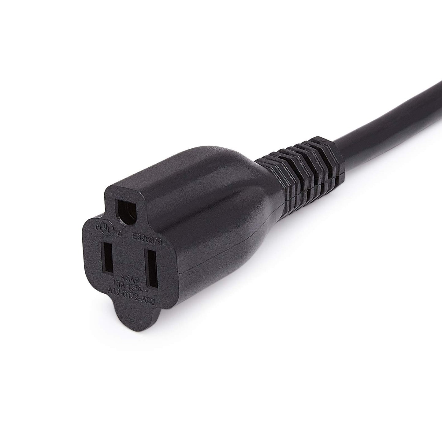 Indoor Extension Cord 6ft, 3 Prong Outlet Extender, 13 Amps, Power Cable, 2 Pack3