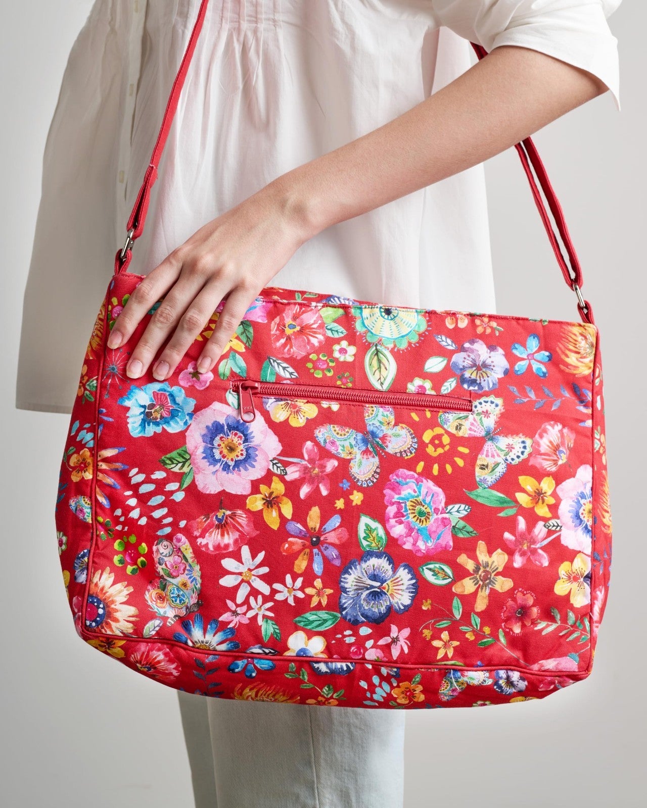 Stylish Cotton Shoulder Bag for Women   Versatile Handbag, Everyday Use2