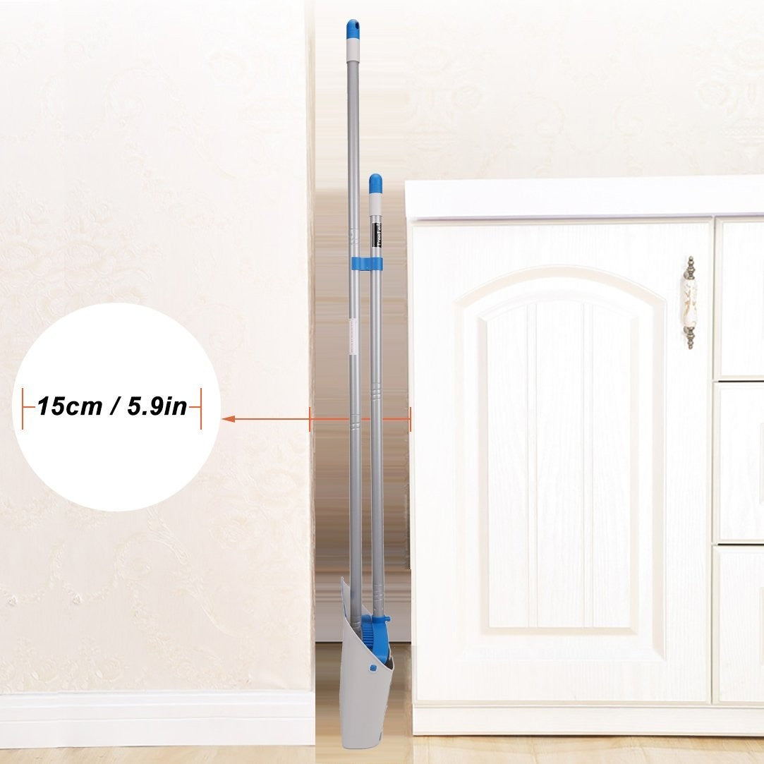 Long Handle Broom & Dustpan Set - Upright Combo for Home, Kitchen, Office, Lobby5