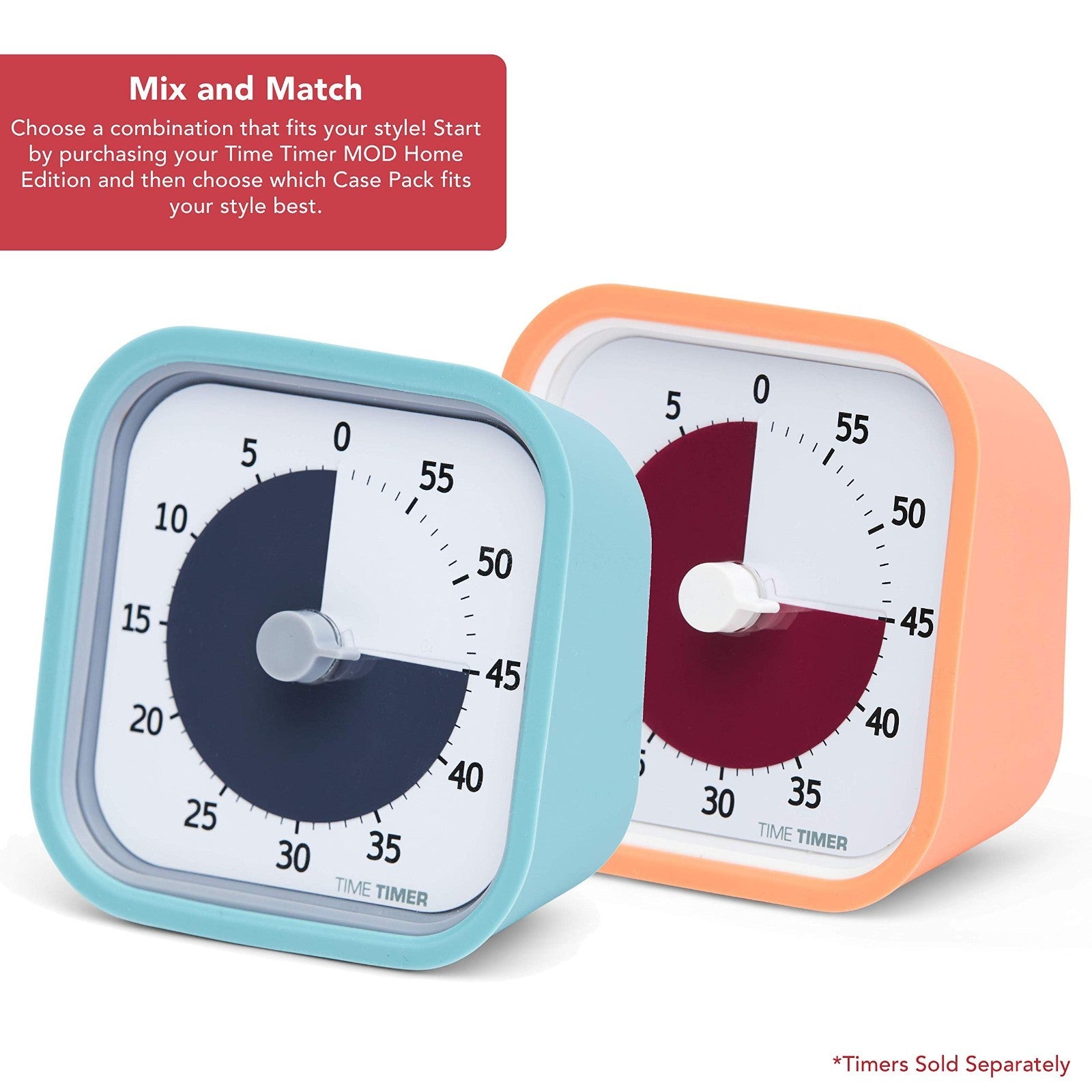 Colorful Classroom Timer   Silent Operation Desk Clock for Learning & Study (2 P2