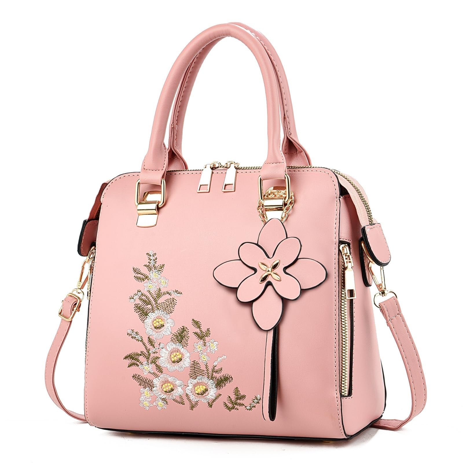 Vintage Embroidered Crossbody Purses for Women, Stylish Satchel Handbags1