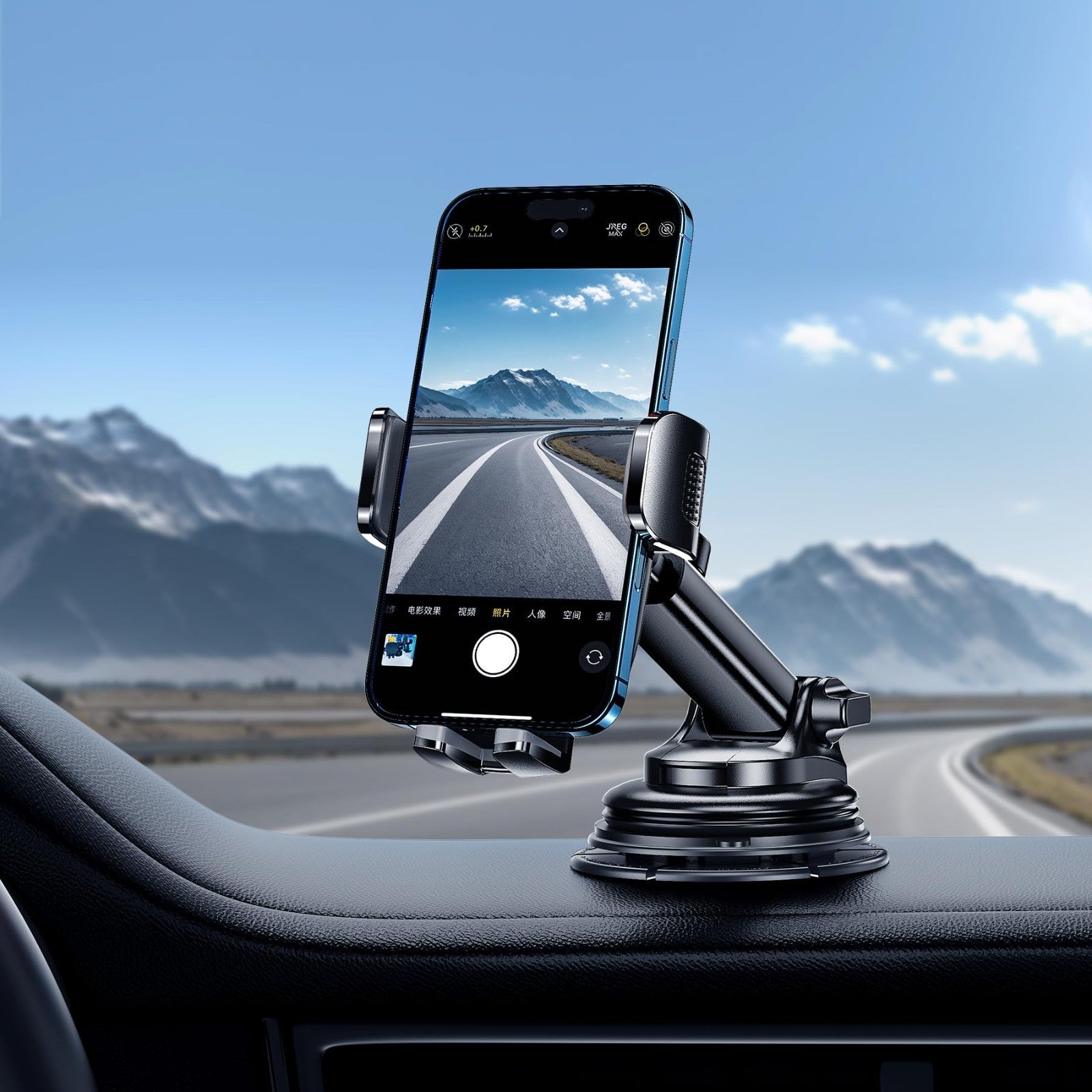 Universal Car Phone Holder Mount   Windshield, Dashboard & Air Vent   Hands Free7