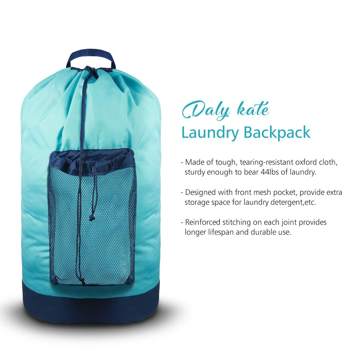 Optimized eBay Title:  "Durable Laundry Backpack with Drawstring Closure, Shoul5